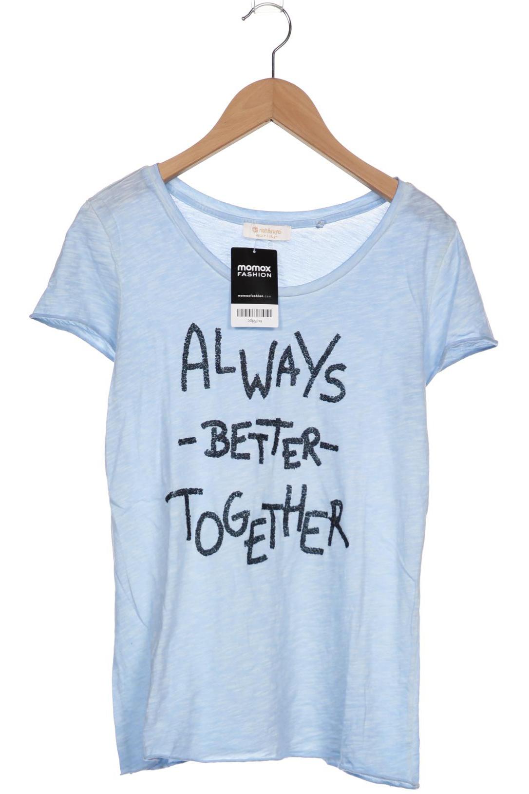 

Rich & Royal Damen T-Shirt, hellblau, Gr. 34