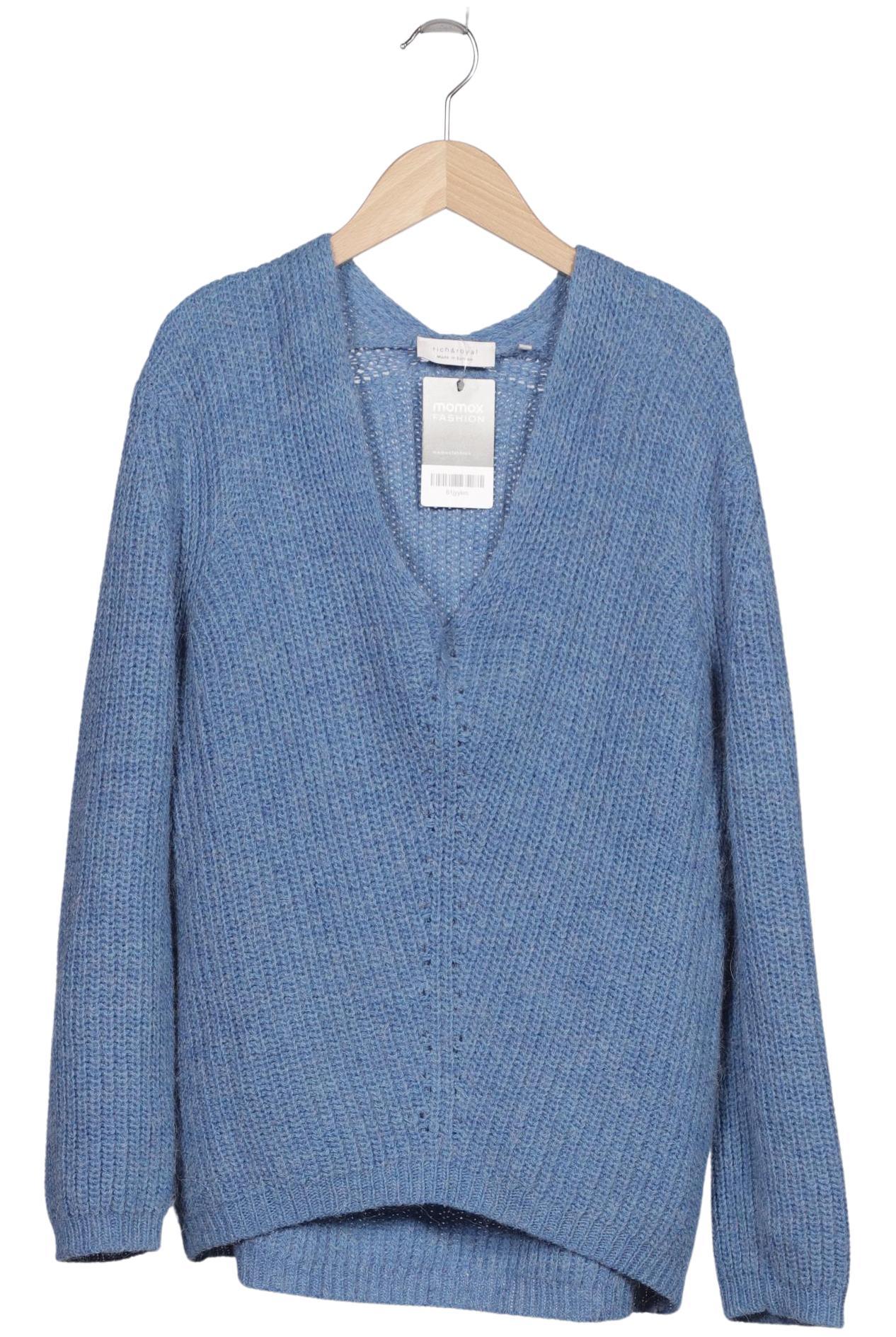 

Rich & Royal Damen Pullover, blau, Gr. 36