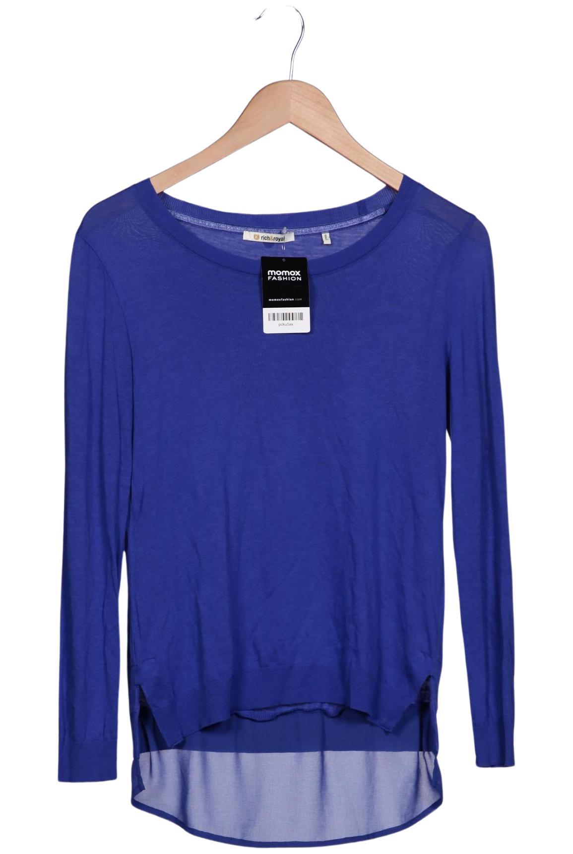 

Rich & Royal Damen Pullover, blau, Gr. 36