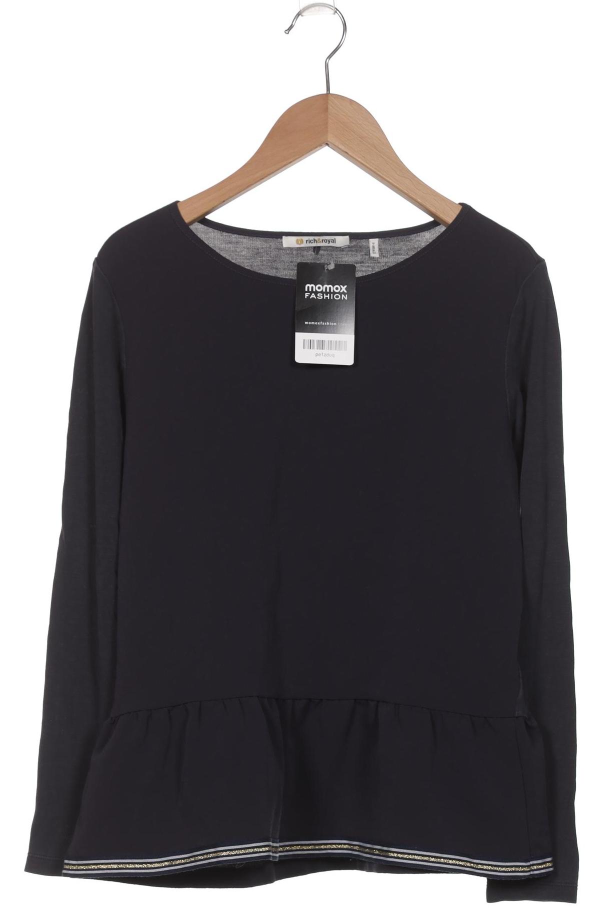 

Rich & Royal Damen Langarmshirt, marineblau, Gr. 34