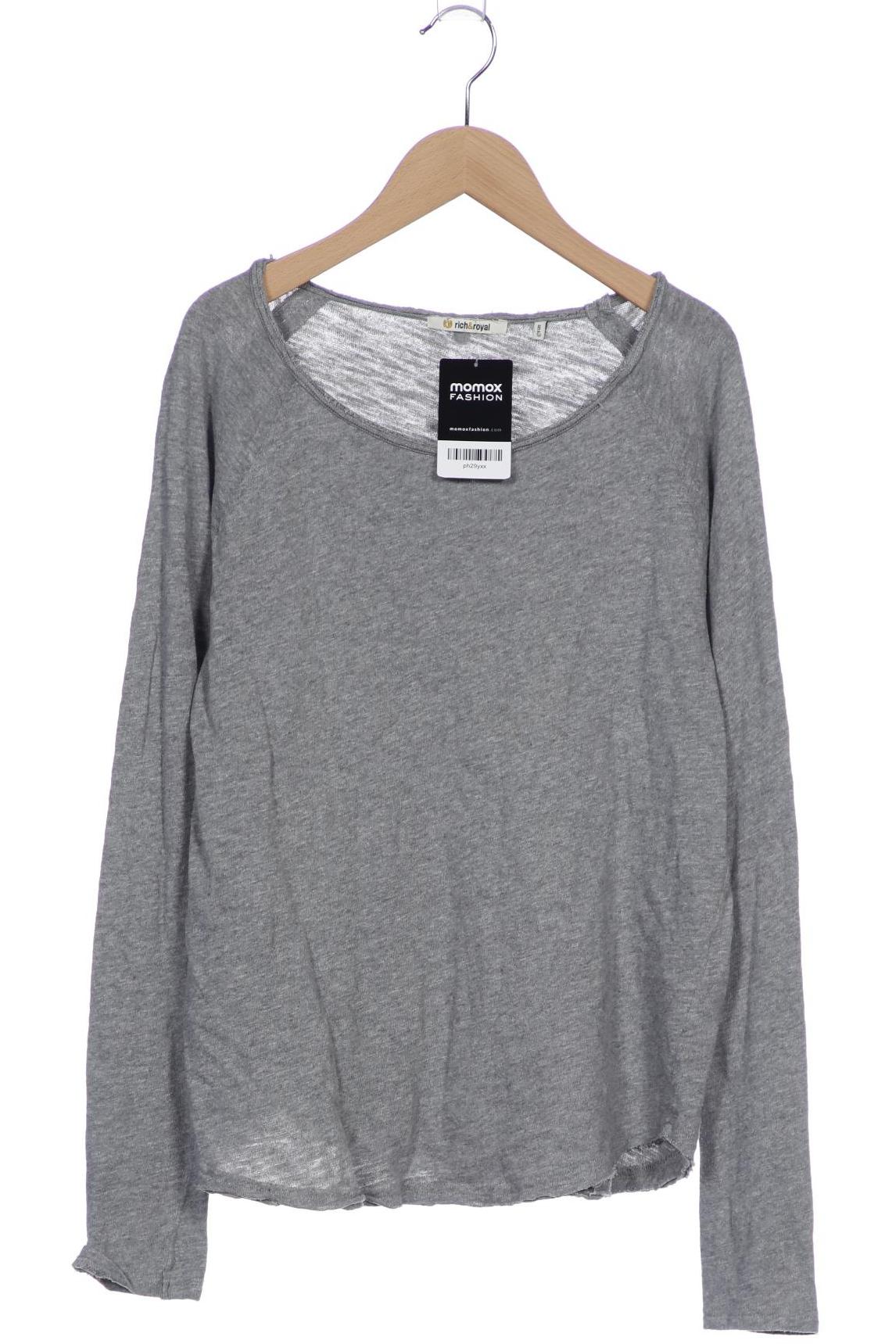 

Rich & Royal Damen Langarmshirt, grau, Gr. 36