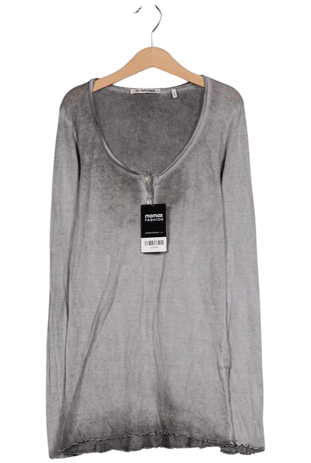 

Rich & Royal Damen Langarmshirt, grau, Gr. 36