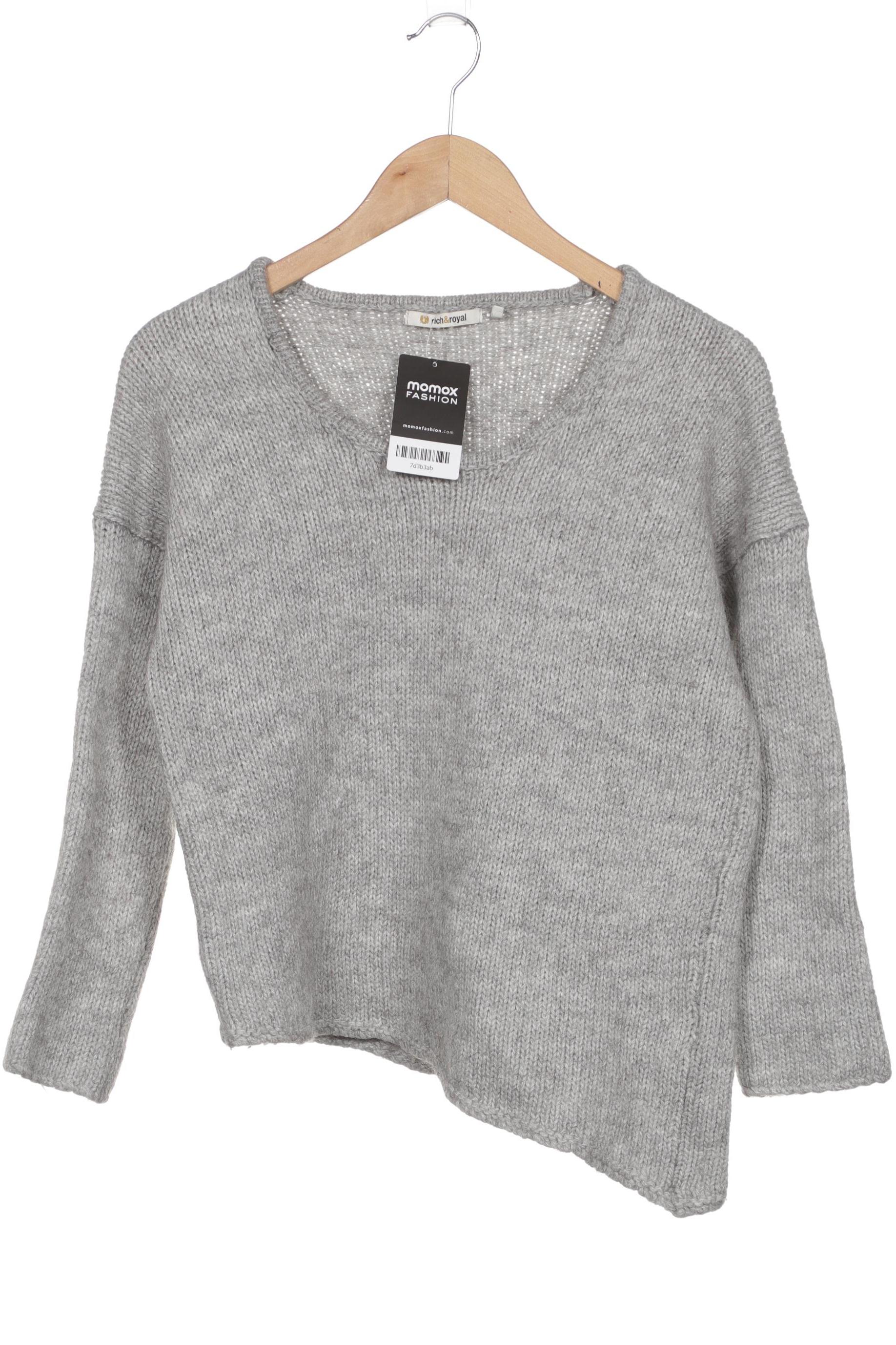 

Rich & Royal Damen Pullover, grau, Gr. 36