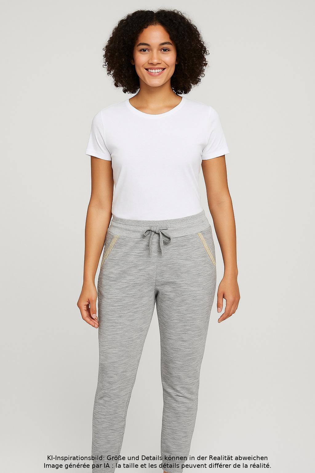 

Rich & Royal Damen Stoffhose, grau, Gr. 0