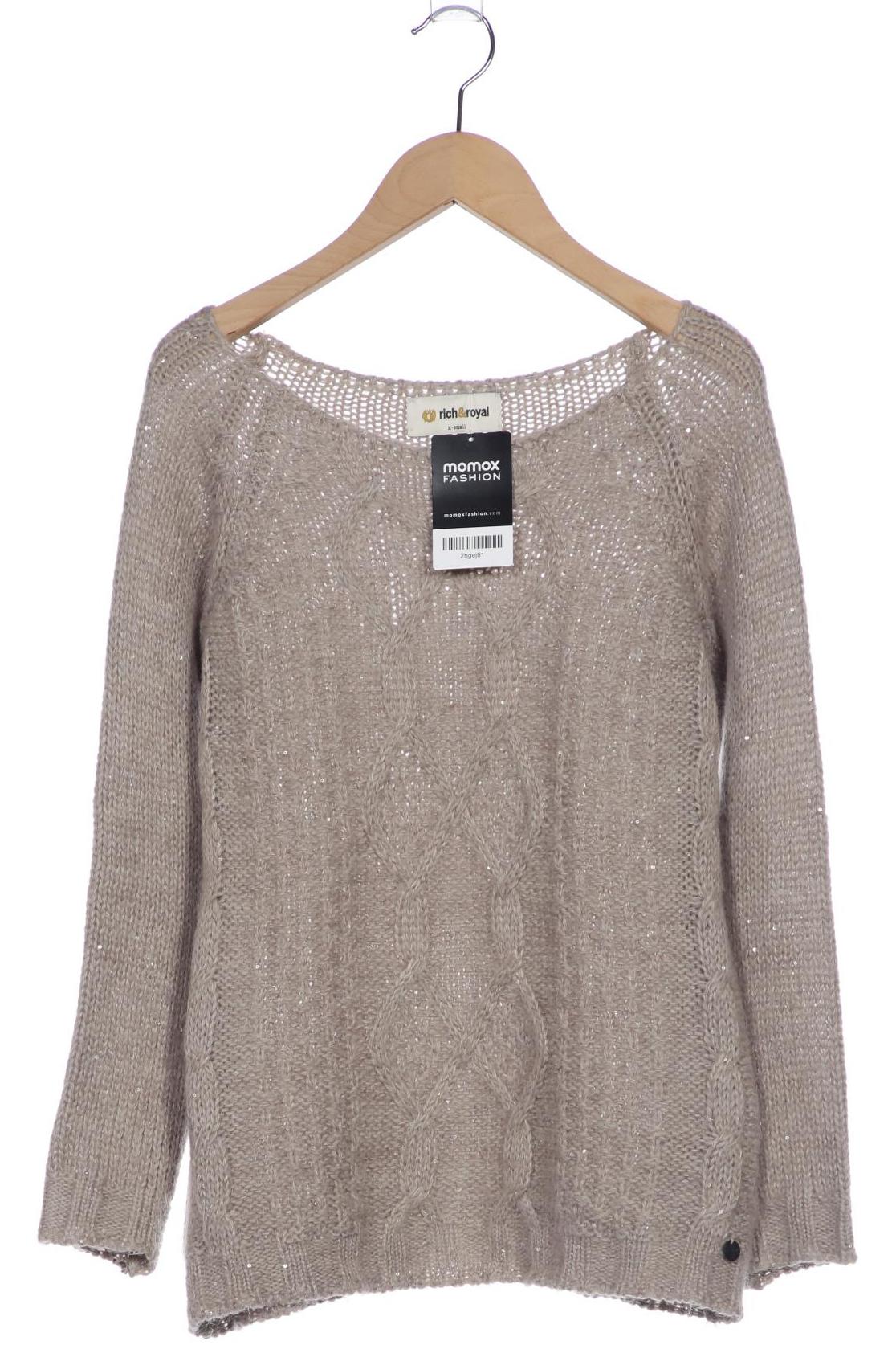 

Rich & Royal Damen Pullover, braun, Gr. 34