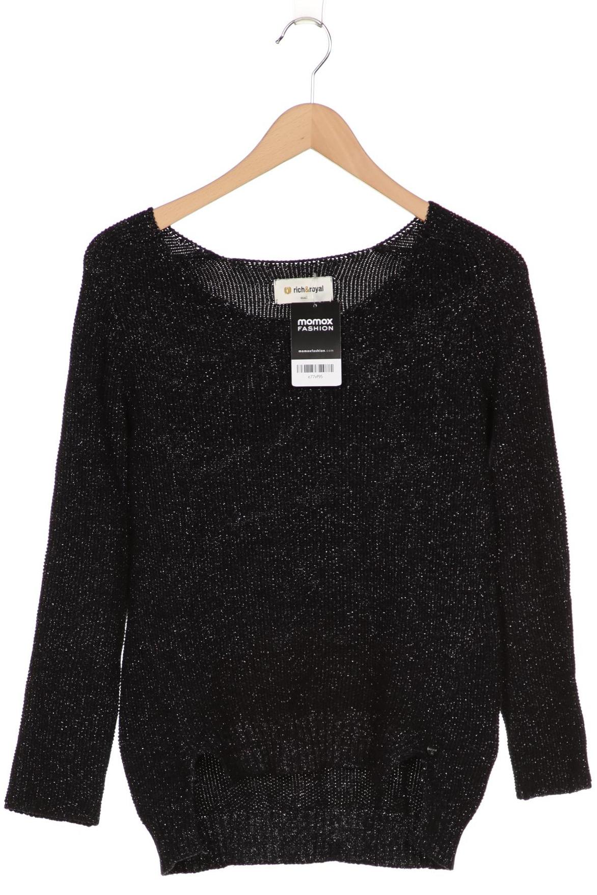 

Rich & Royal Damen Pullover, schwarz, Gr. 36