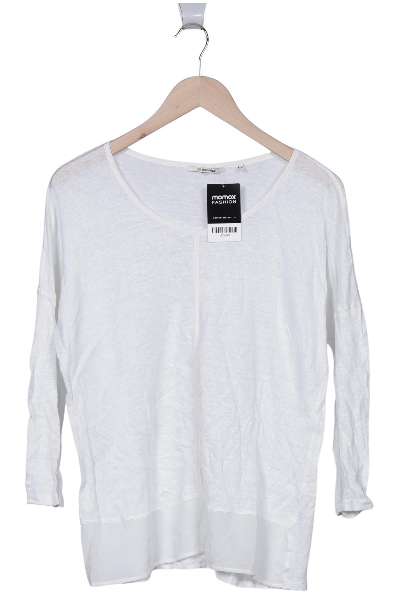 

Rich & Royal Damen Langarmshirt, weiß, Gr. 42