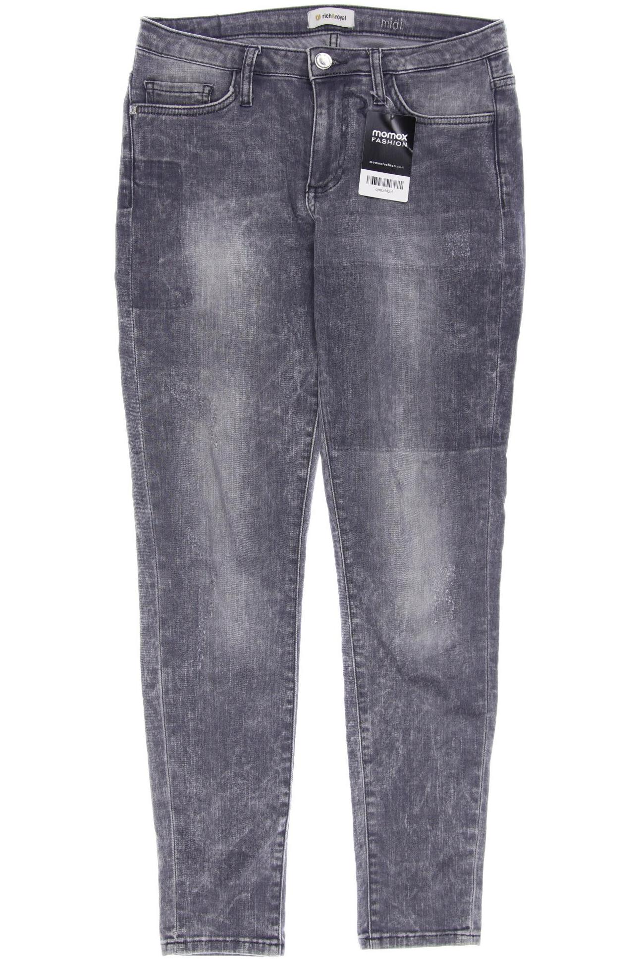 

Rich & Royal Damen Jeans, grau, Gr. 27