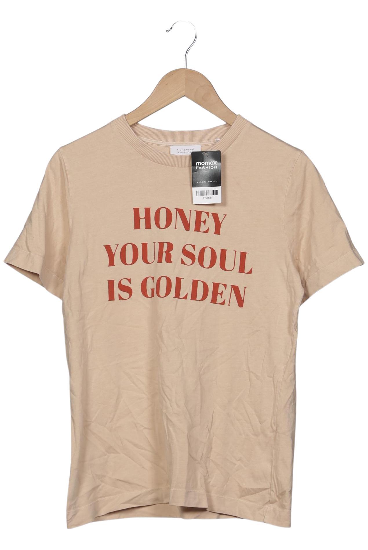 

Rich & Royal Damen T-Shirt, beige, Gr. 36