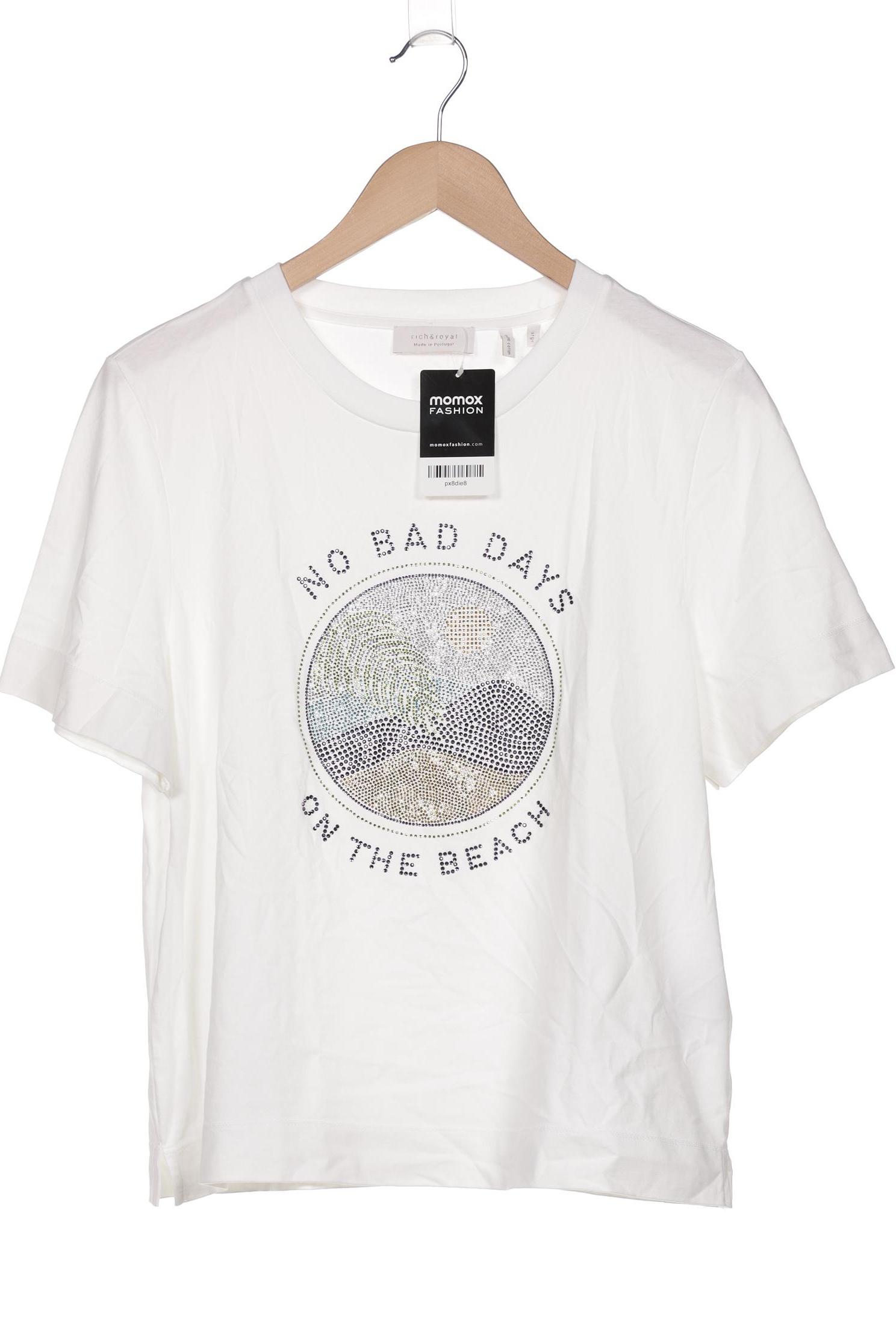 

Rich & Royal Damen T-Shirt, weiß, Gr. 42