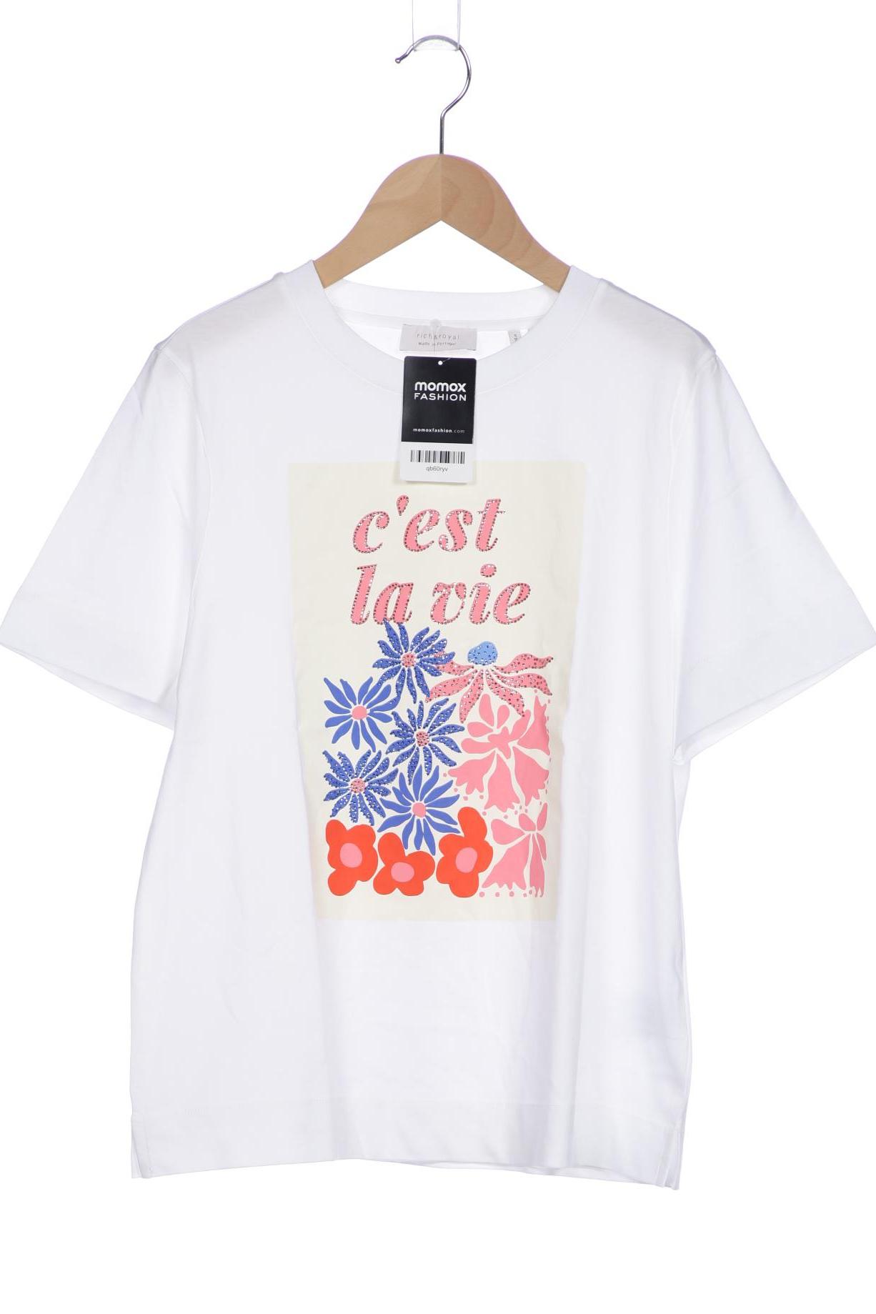 

Rich & Royal Damen T-Shirt, weiß, Gr. 36