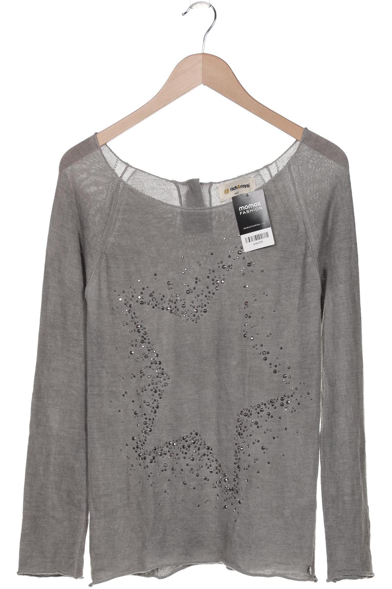 

Rich & Royal Damen Pullover, grau, Gr. 36