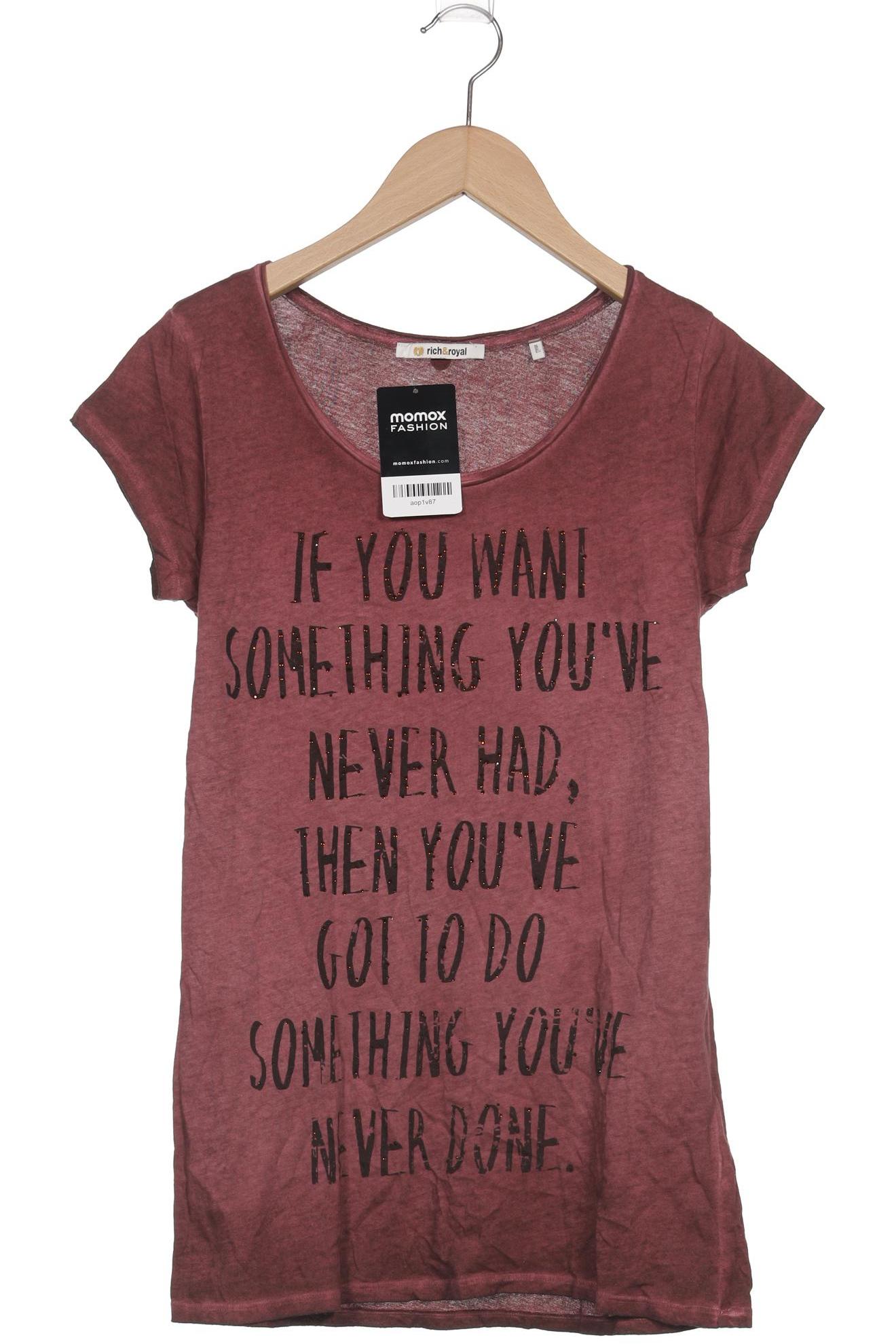 

Rich & Royal Damen T-Shirt, bordeaux, Gr. 36