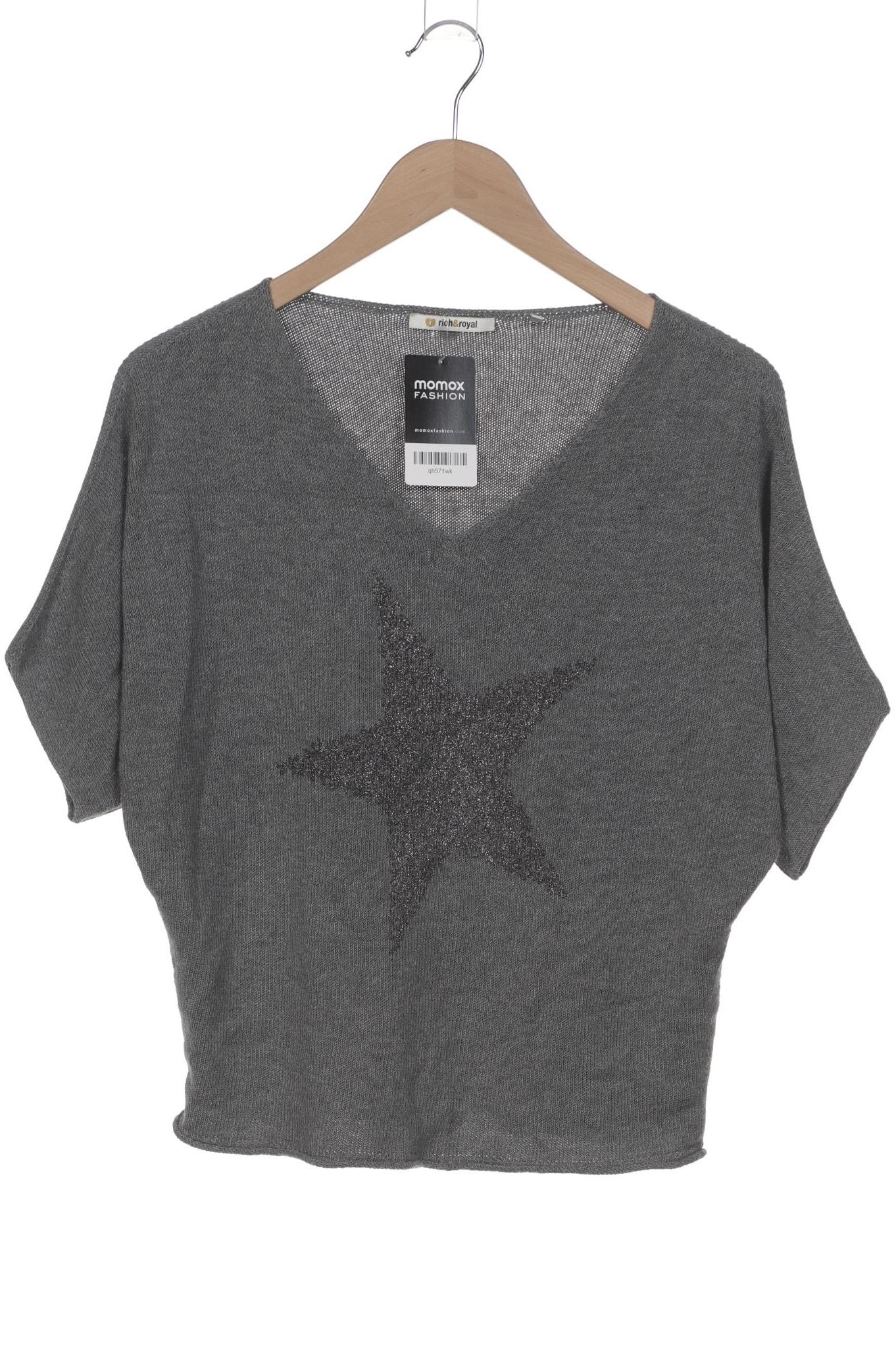 

Rich & Royal Damen Pullover, grau, Gr. 34