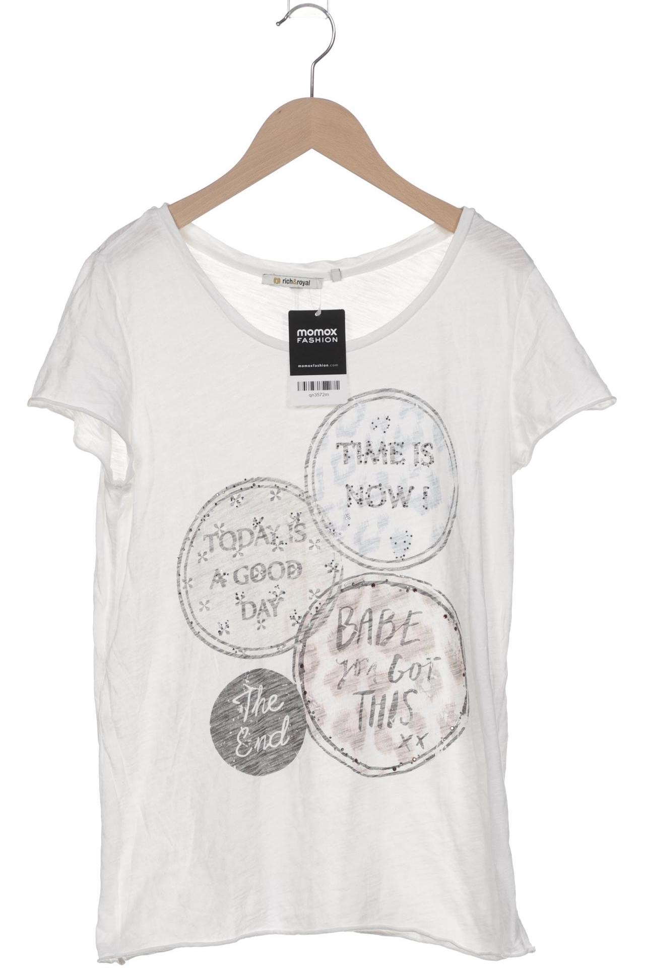 

Rich & Royal Damen T-Shirt, weiß, Gr. 36