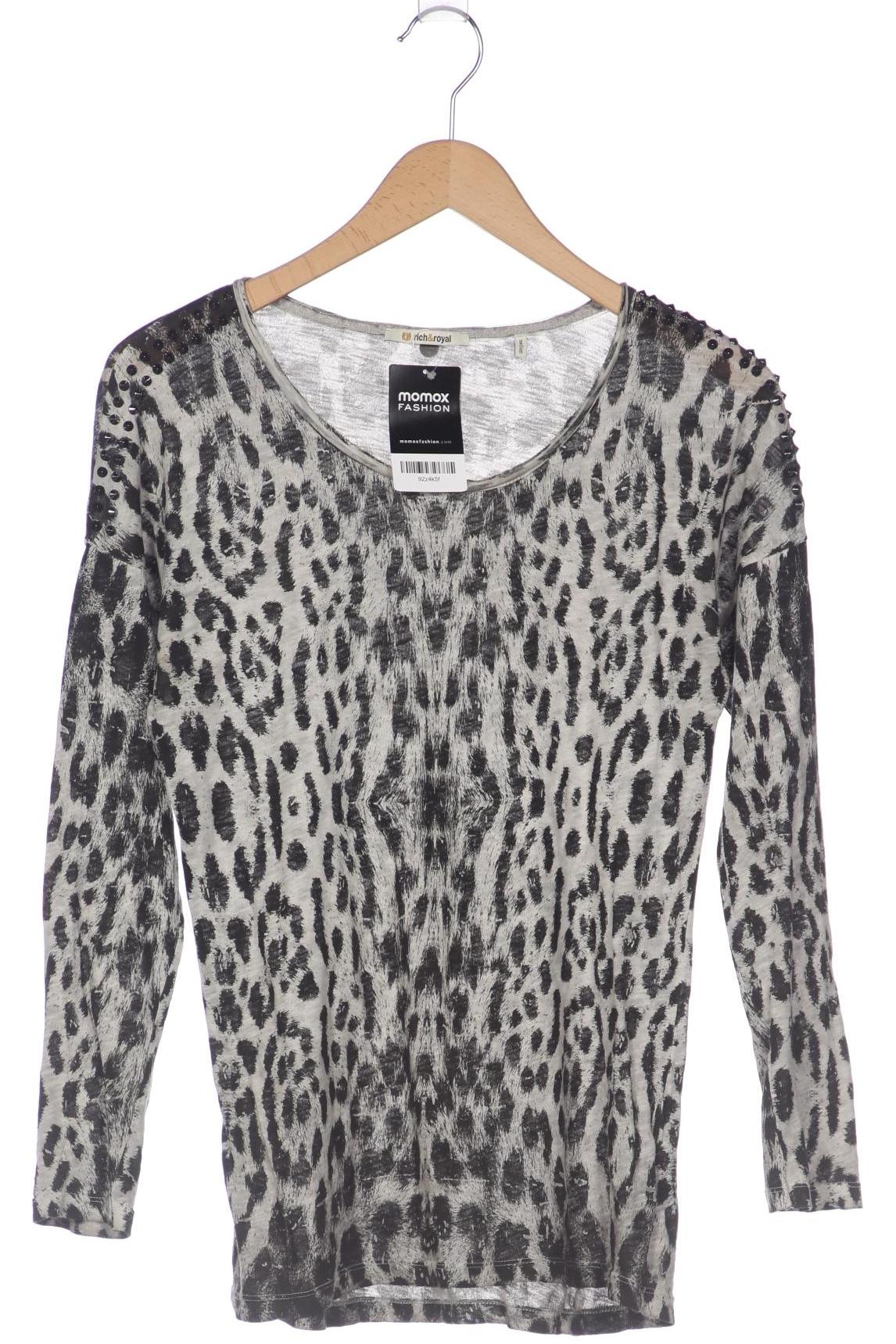 

Rich & Royal Damen Langarmshirt, grau, Gr. 38
