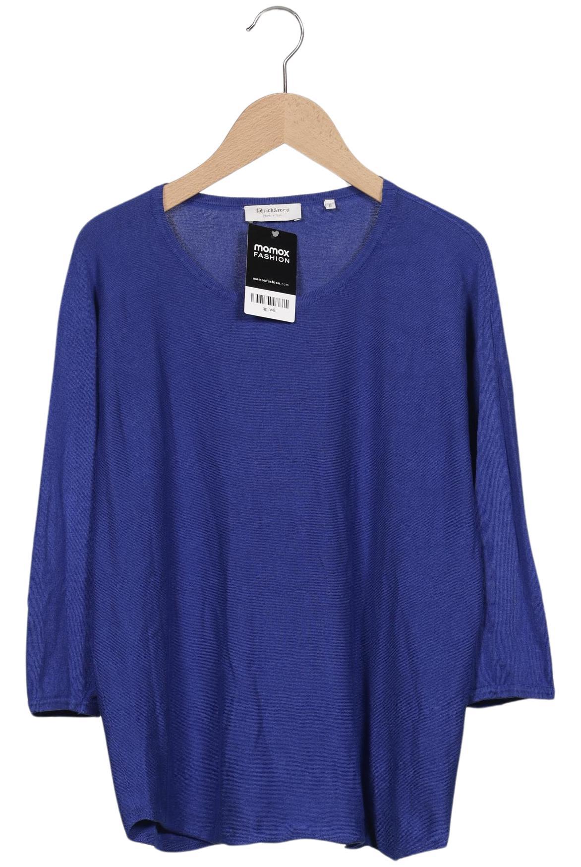 

Rich & Royal Damen Pullover, blau, Gr. 36