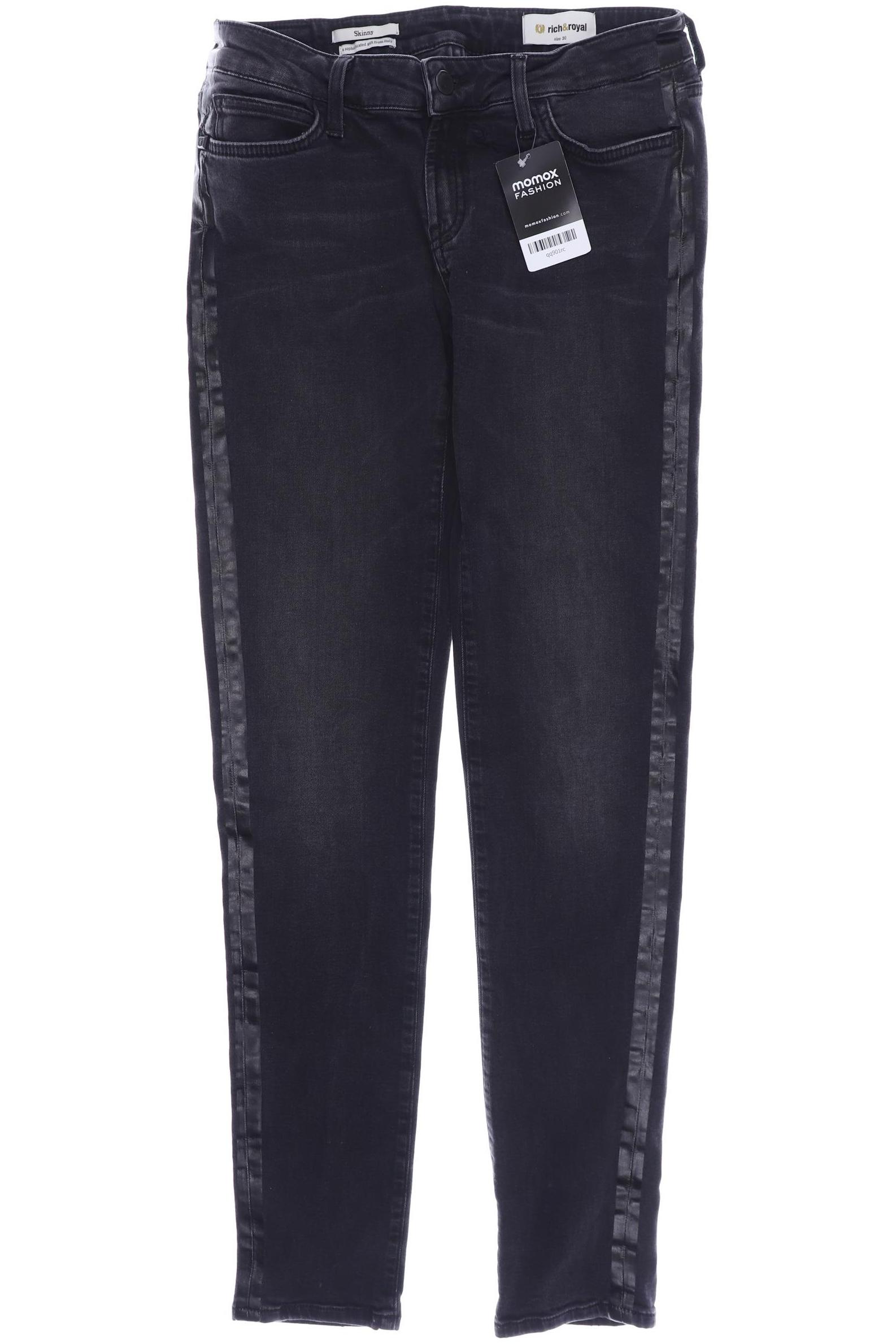 

Rich & Royal Damen Jeans, schwarz, Gr. 30