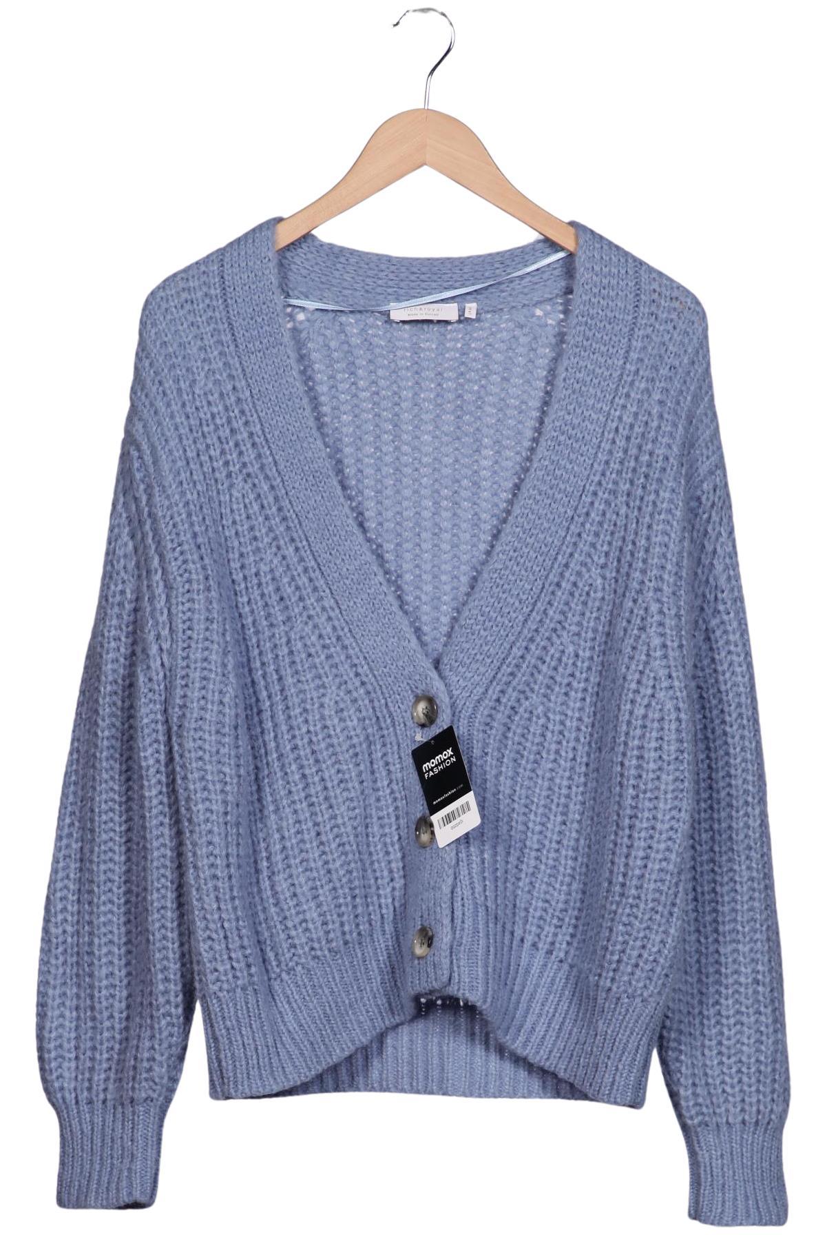 

Rich & Royal Damen Strickjacke, hellblau, Gr. 36