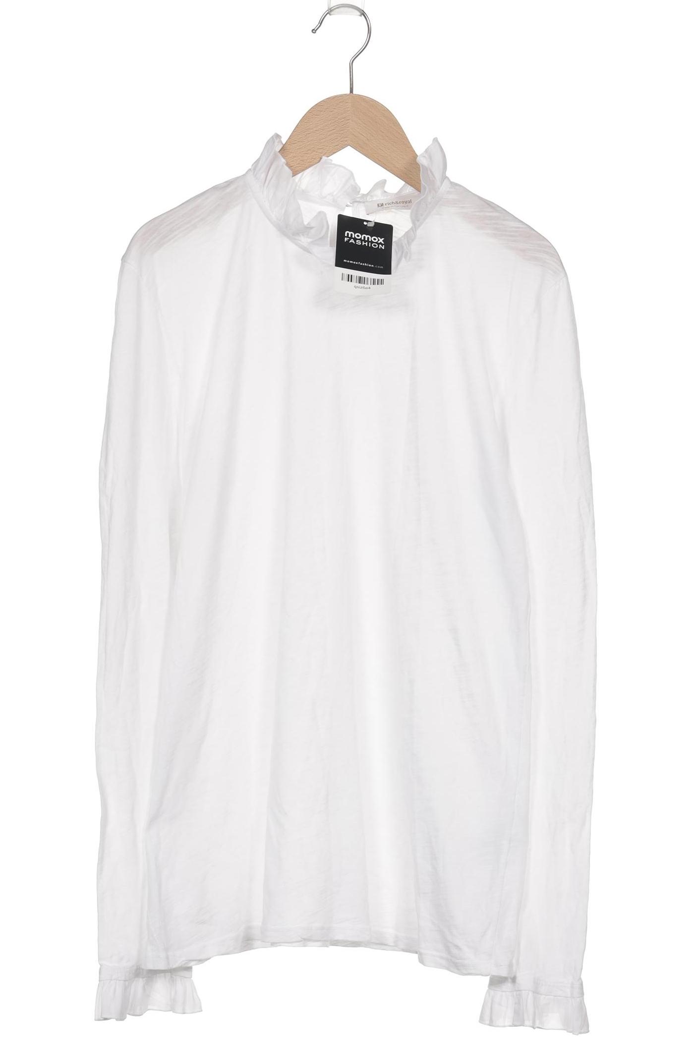 

Rich & Royal Damen Langarmshirt, weiß, Gr. 42