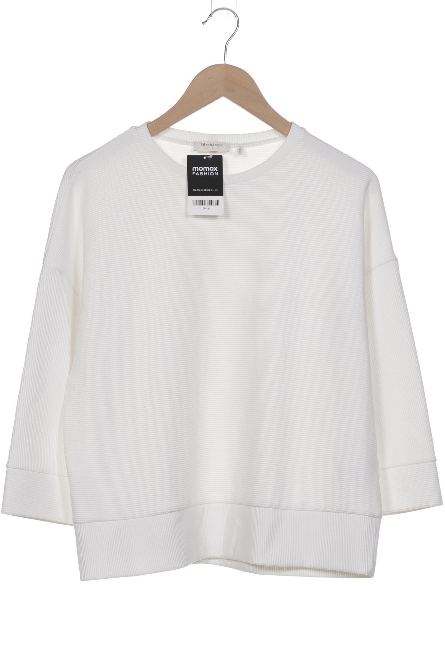 

Rich & Royal Damen Sweatshirt, weiß, Gr. 38
