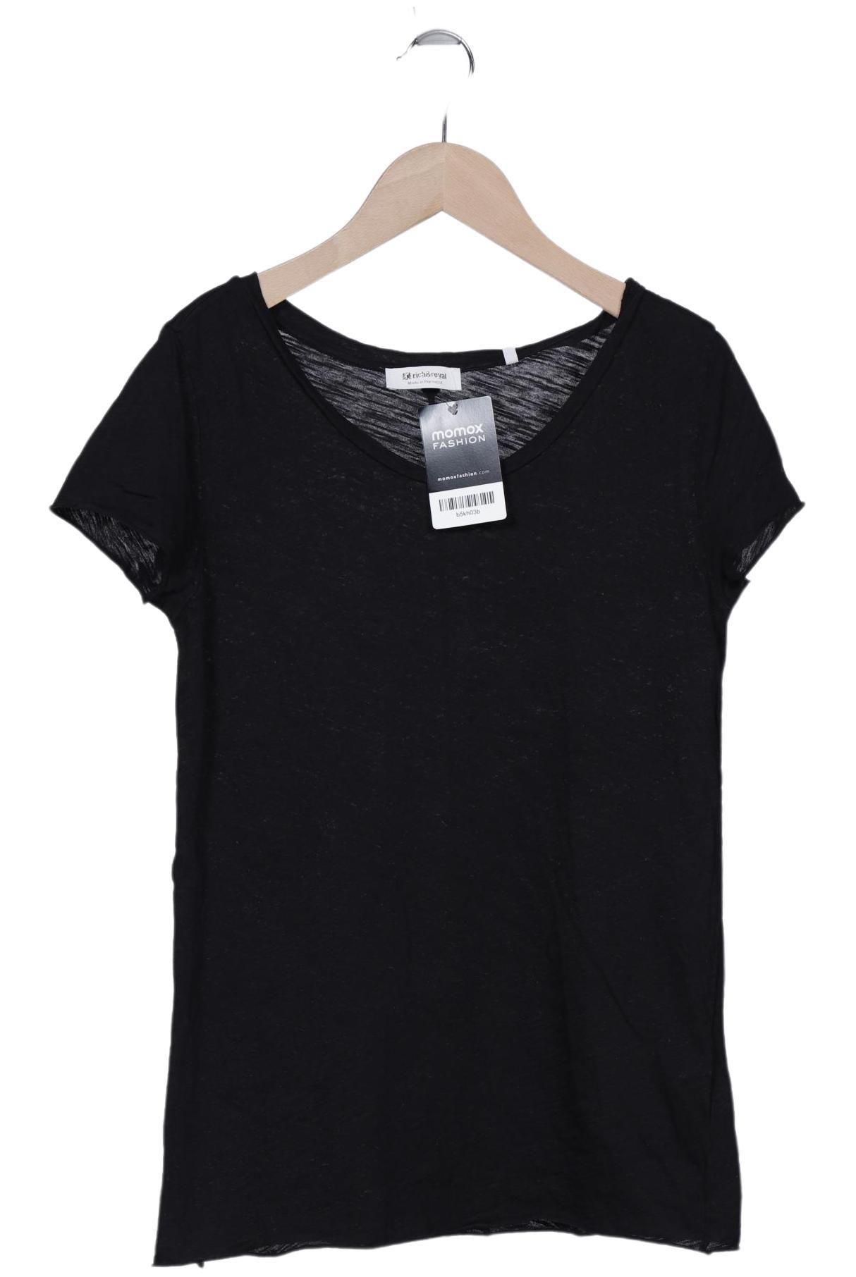 

Rich & Royal Damen T-Shirt, schwarz, Gr. 34