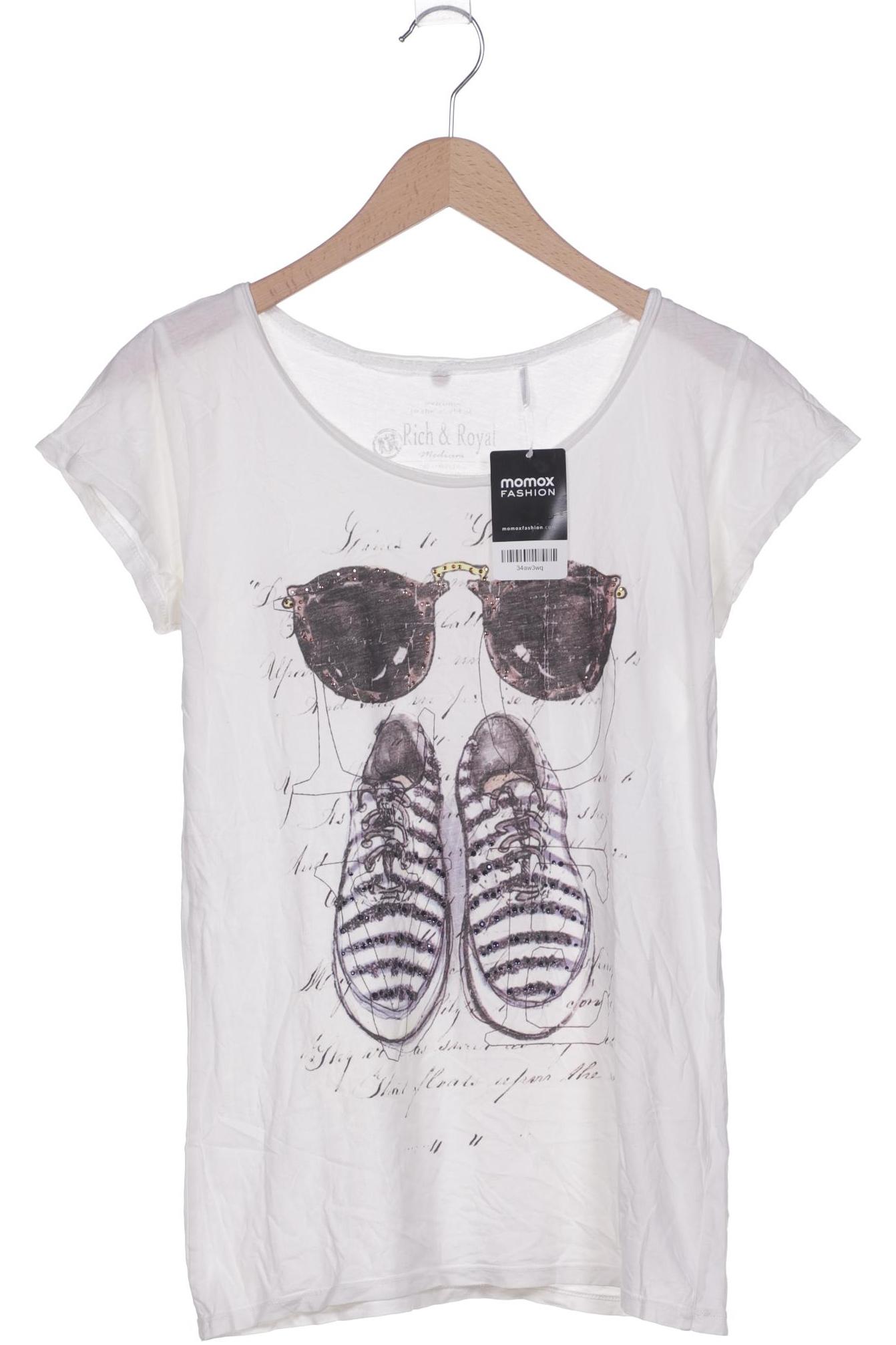 

Rich & Royal Damen T-Shirt, cremeweiß, Gr. 38