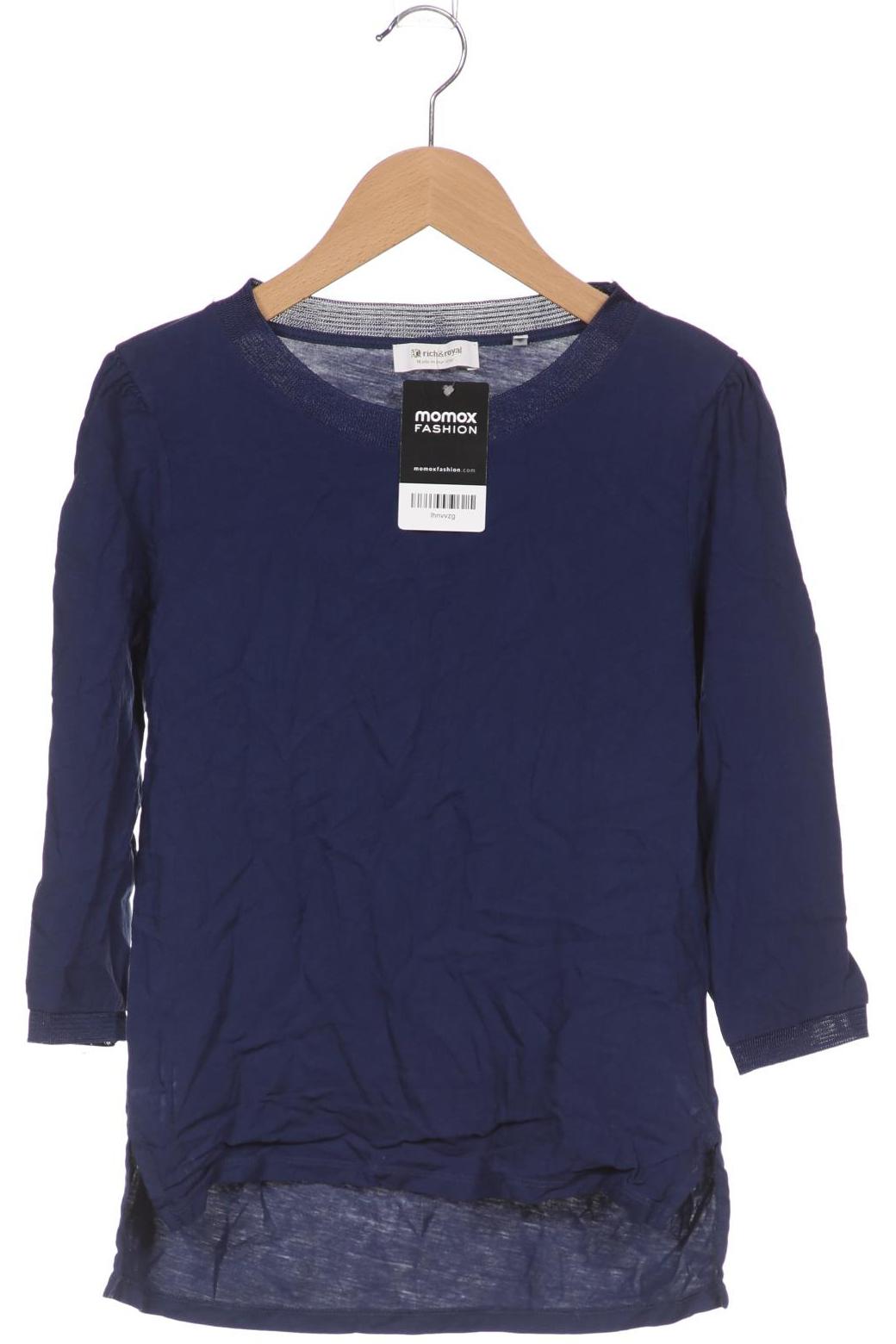 

Rich & Royal Damen Langarmshirt, marineblau, Gr. 34