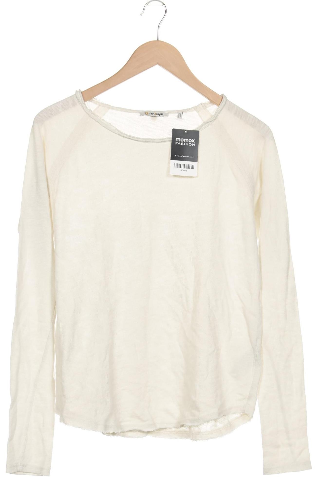 

Rich & Royal Damen Langarmshirt, cremeweiß, Gr. 36