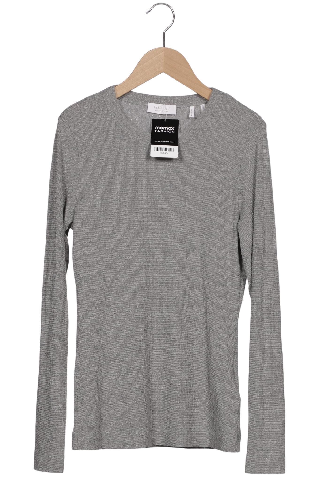 

Rich & Royal Damen Langarmshirt, grau, Gr. 38