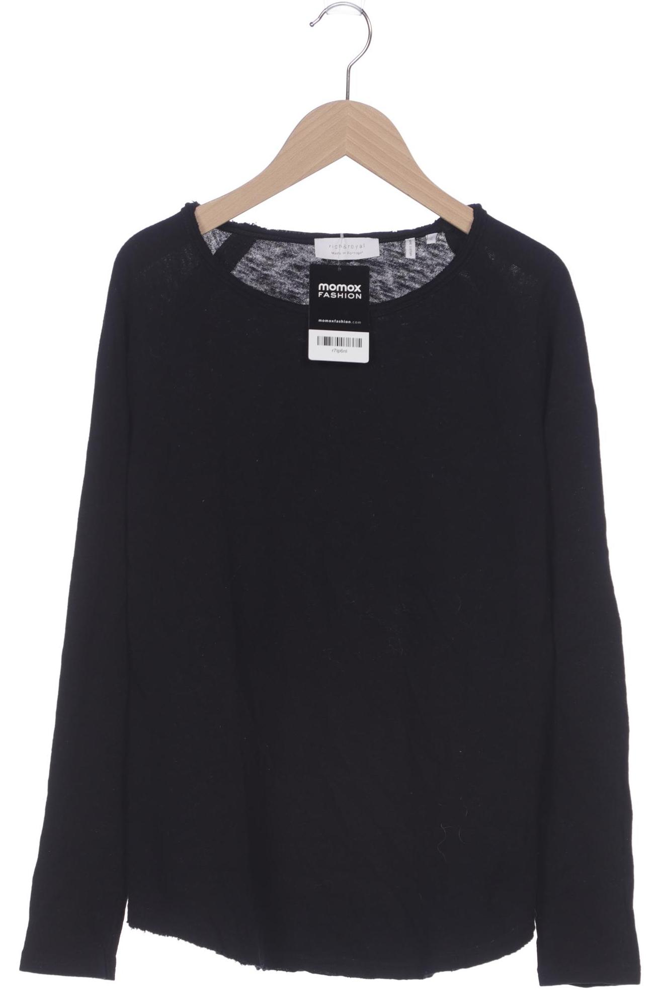 

Rich & Royal Damen Langarmshirt, schwarz, Gr. 34