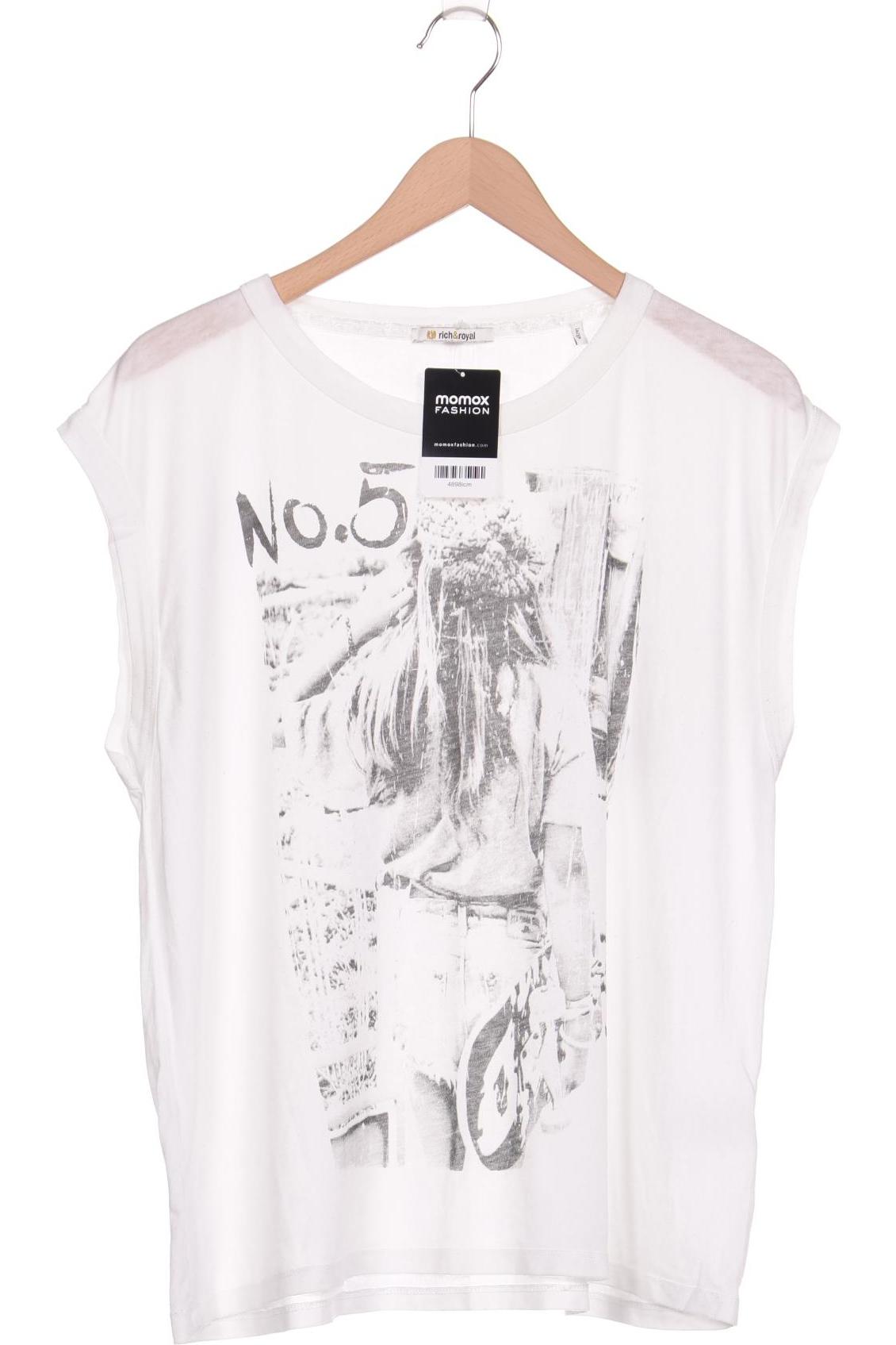 

Rich & Royal Damen T-Shirt, weiß, Gr. 42