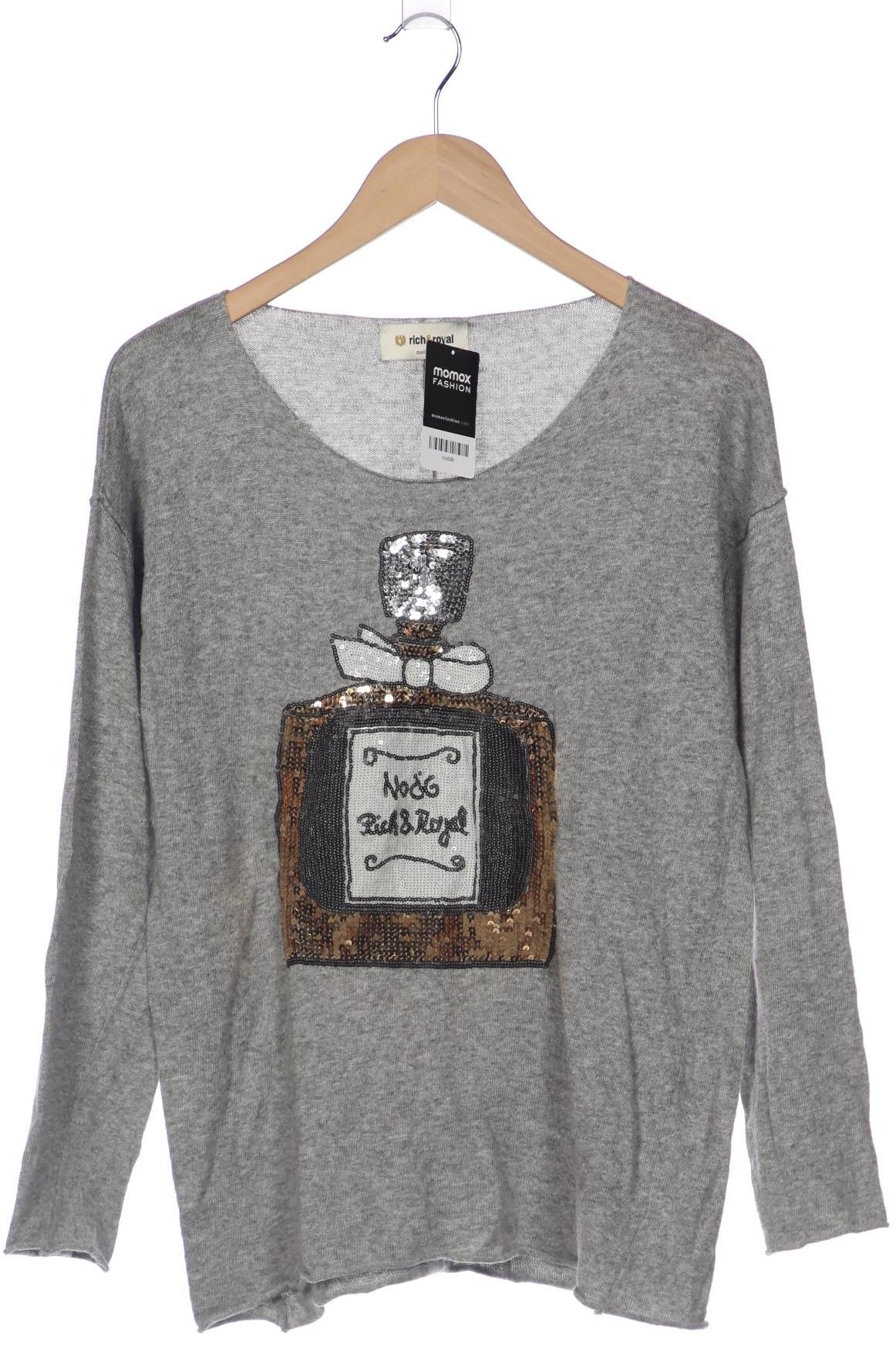 

Rich & Royal Damen Pullover, grau, Gr. 38