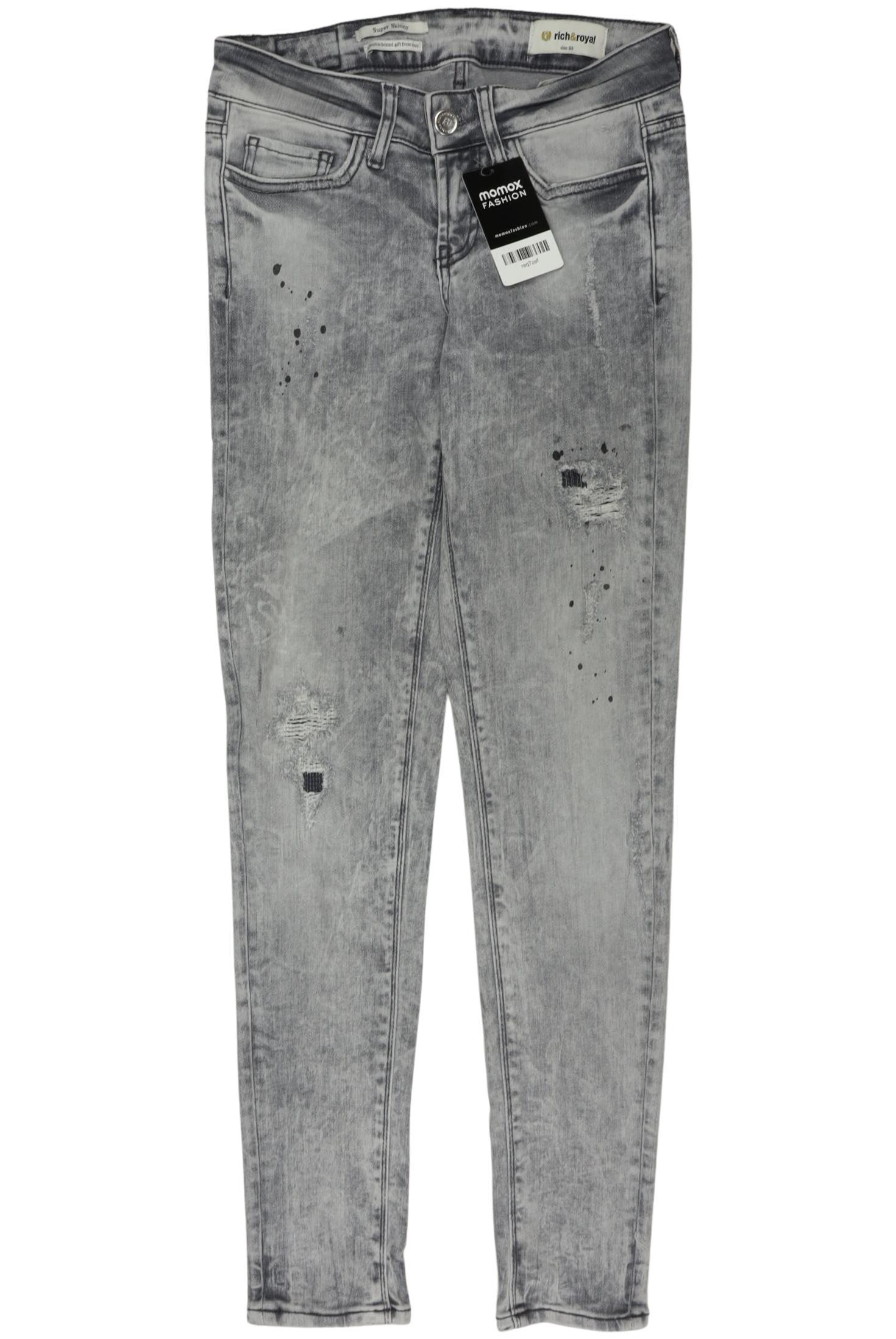 

Rich & Royal Damen Jeans, grau, Gr. 25