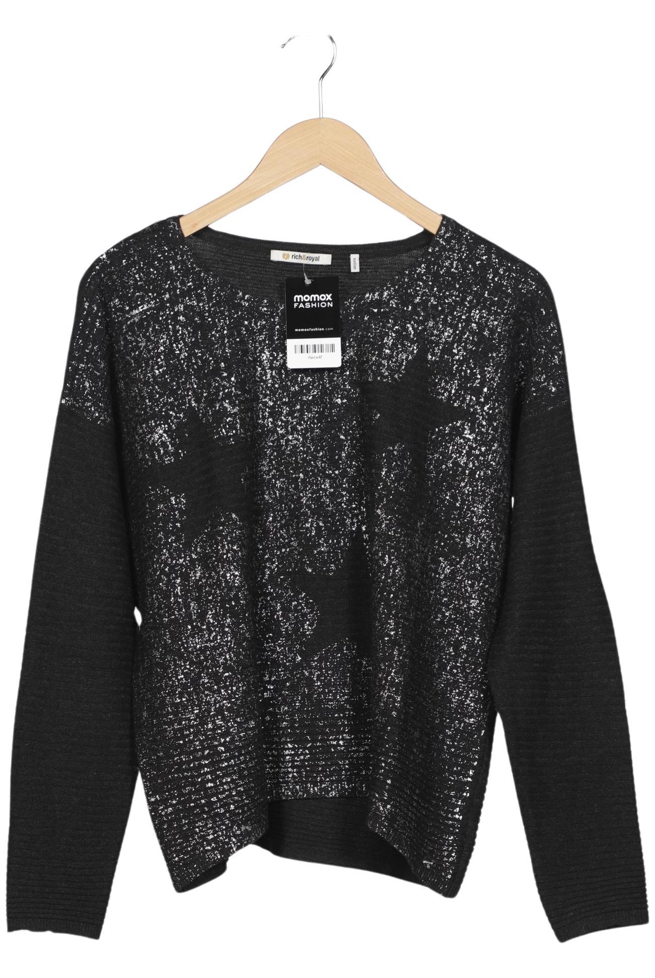 

Rich & Royal Damen Pullover, schwarz, Gr. 38