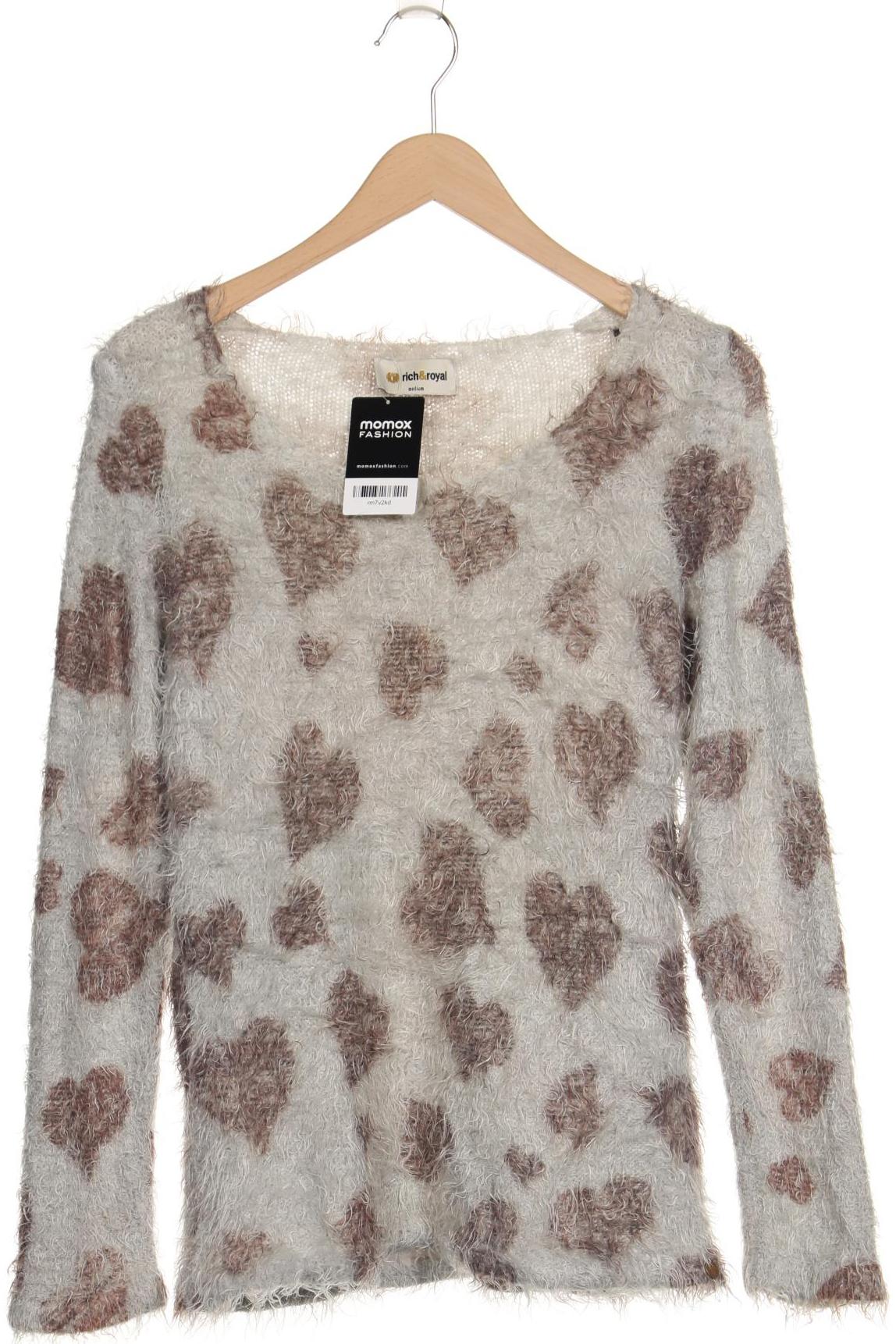 

Rich & Royal Damen Pullover, grau, Gr. 38