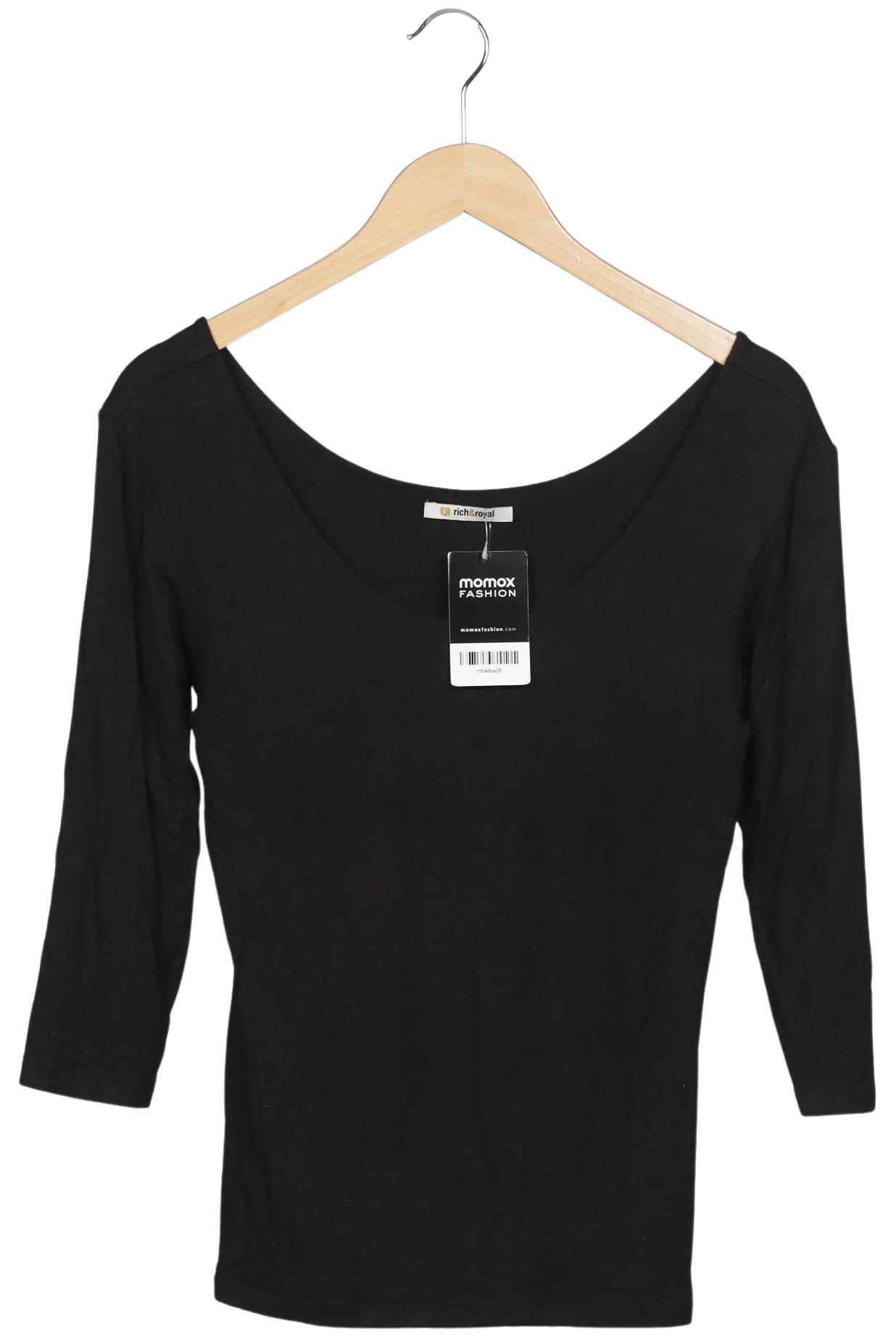

Rich & Royal Damen Langarmshirt, schwarz, Gr. 34