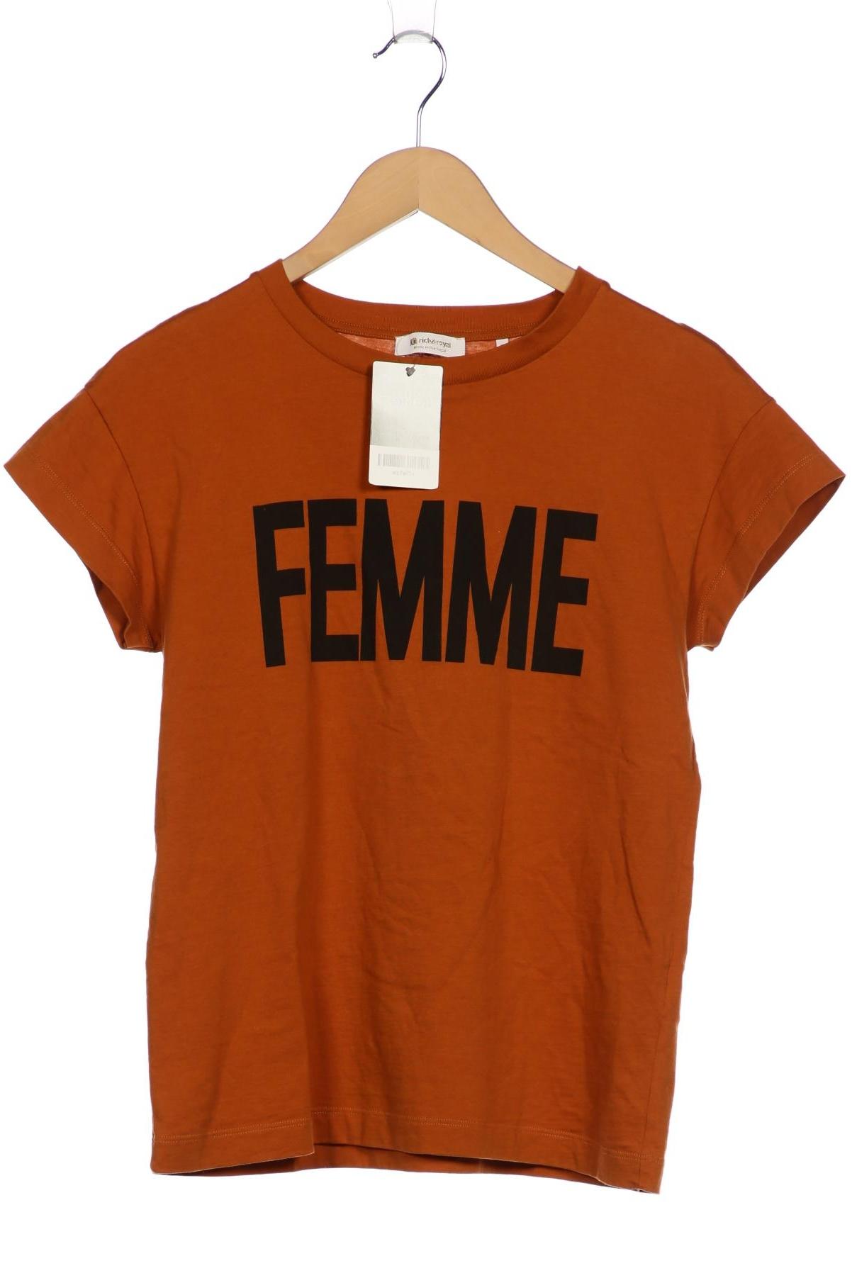 

Rich & Royal Damen T-Shirt, braun, Gr. 36