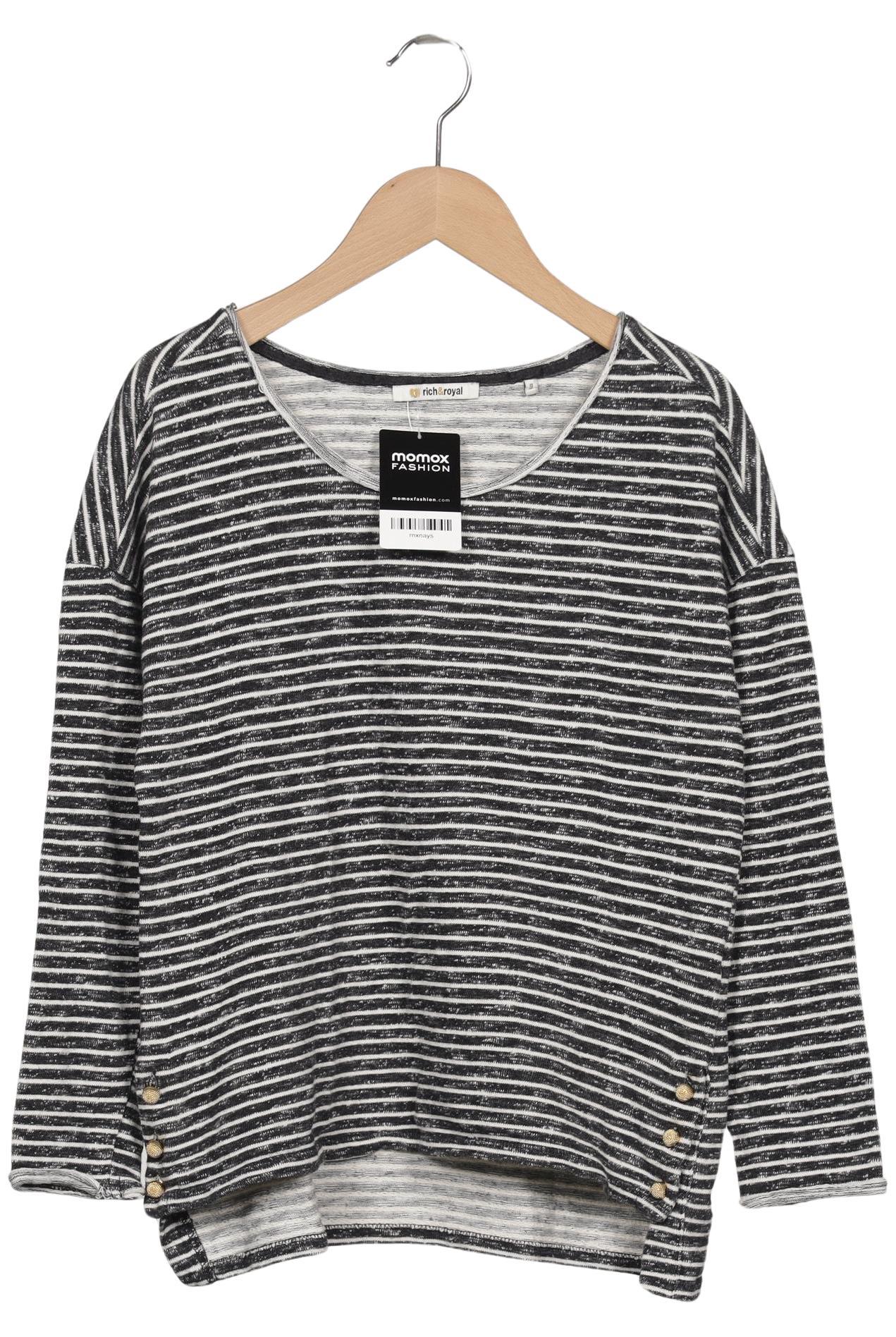 

Rich & Royal Damen Langarmshirt, grau, Gr. 36