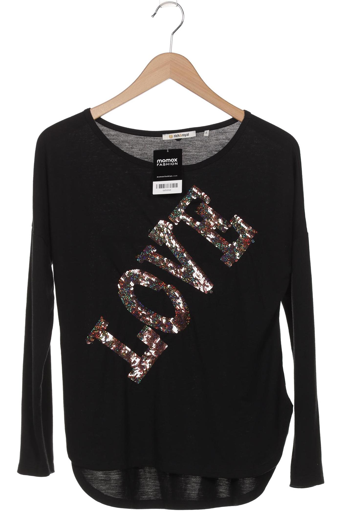 

Rich & Royal Damen Langarmshirt, schwarz, Gr. 36