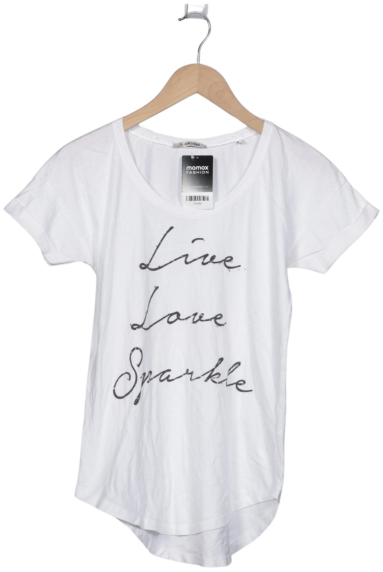 

Rich & Royal Damen T-Shirt, weiß, Gr. 36