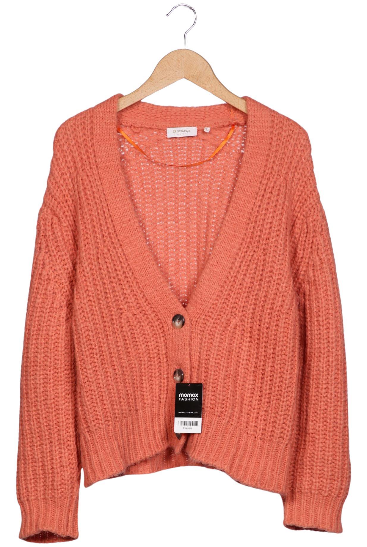 

Rich & Royal Damen Strickjacke, orange, Gr. 36