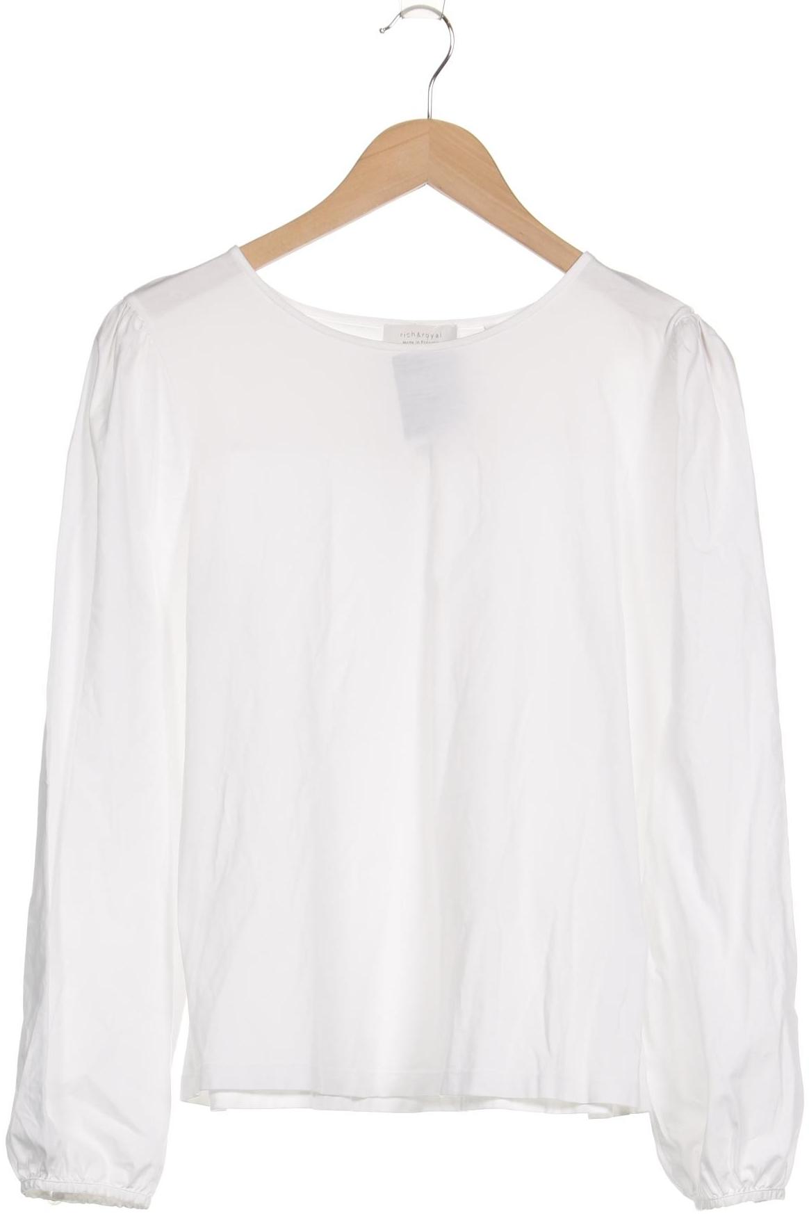 

Rich & Royal Damen Langarmshirt, weiß, Gr. 42