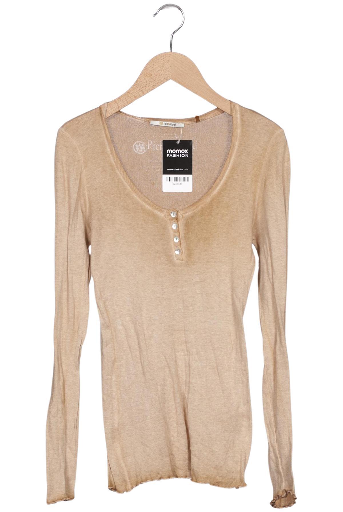

Rich & Royal Damen Langarmshirt, beige, Gr. 36