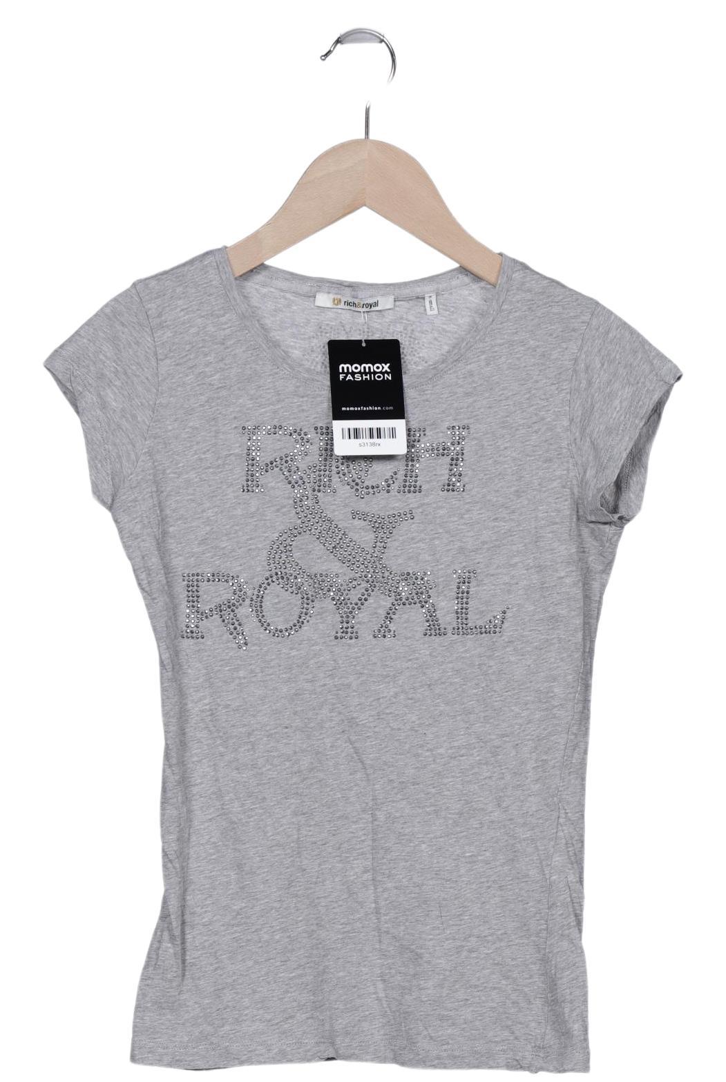 

Rich & Royal Damen T-Shirt, grau, Gr. 34