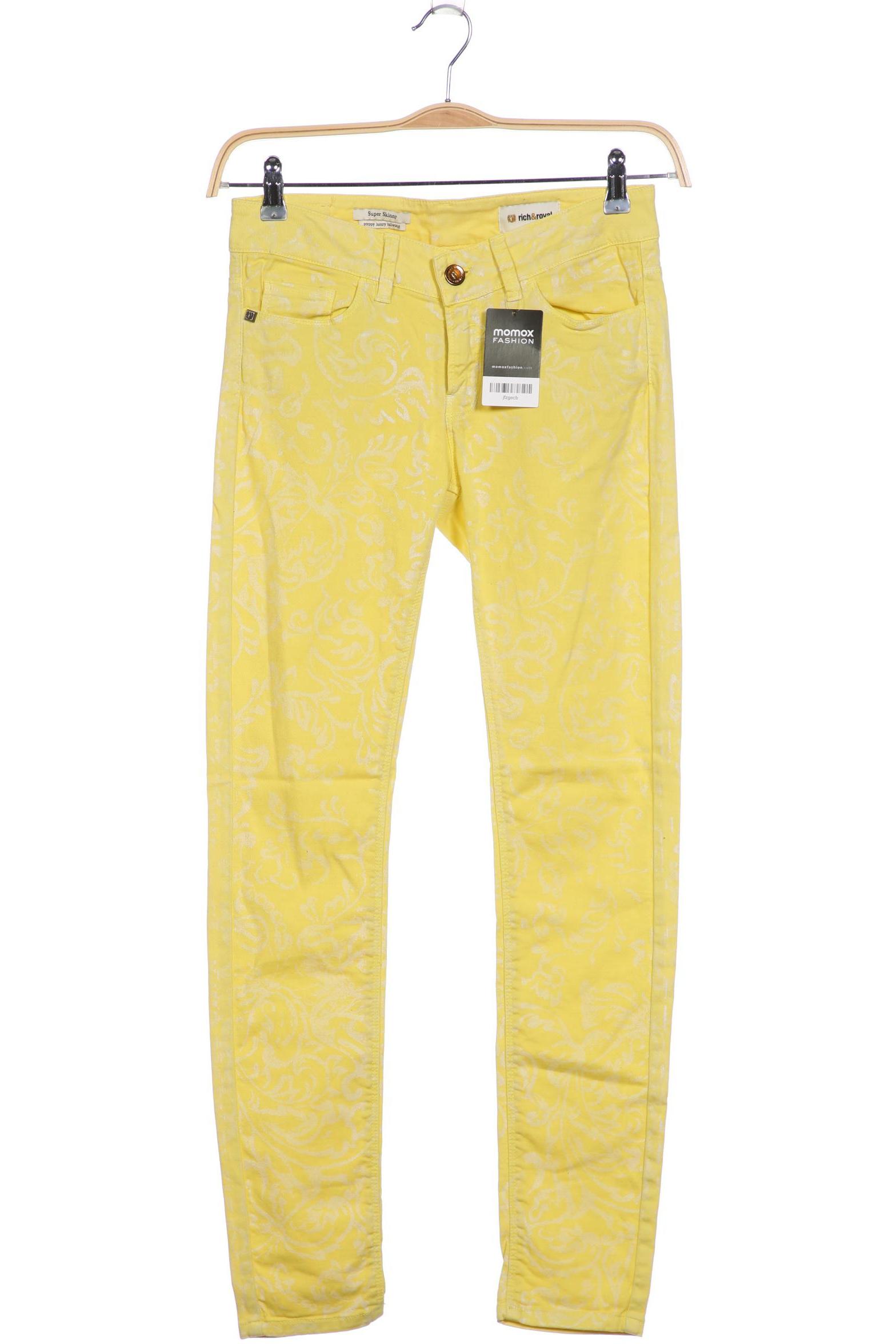 

Rich & Royal Damen Jeans, gelb, Gr. 27