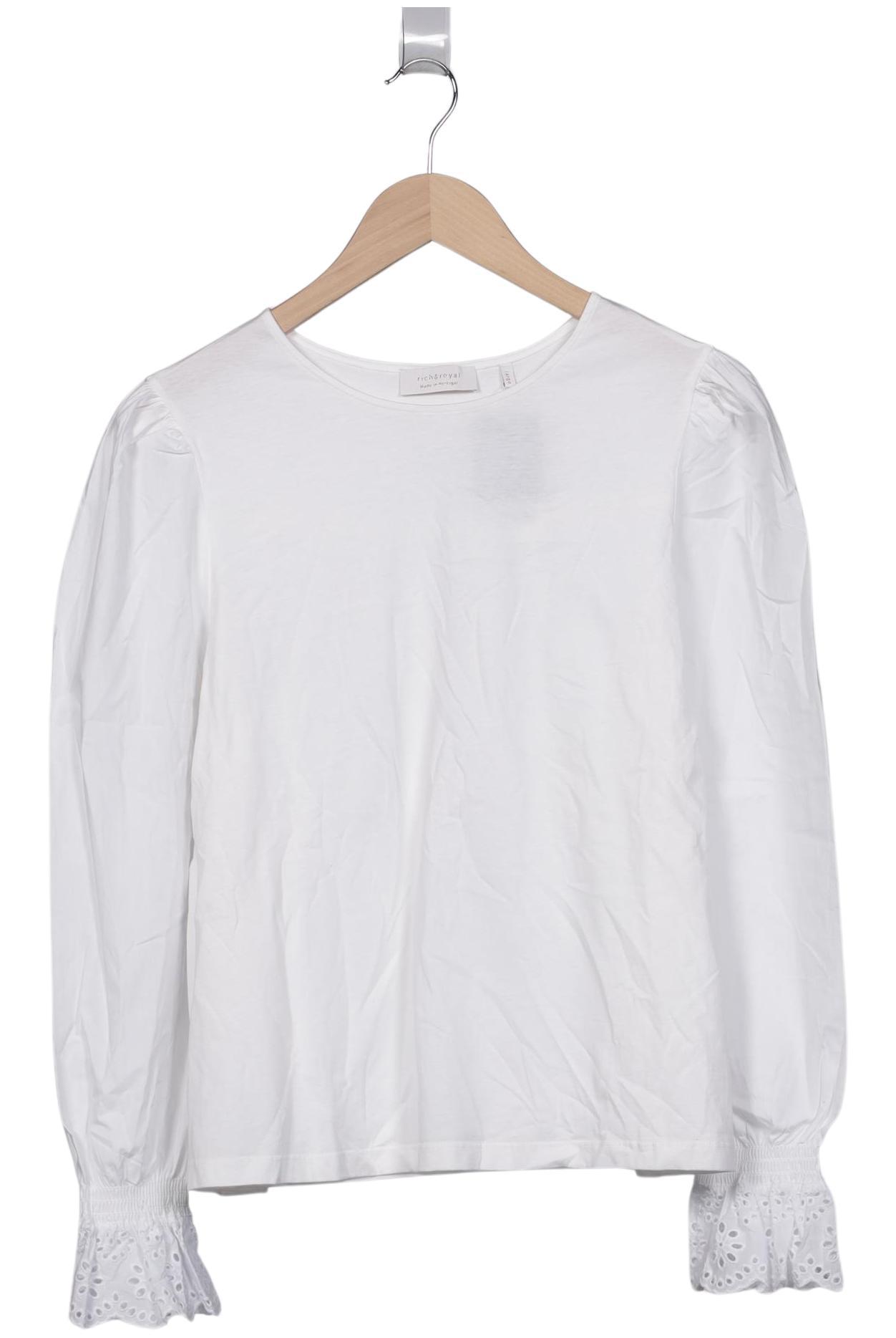 

Rich & Royal Damen Langarmshirt, weiß, Gr. 42