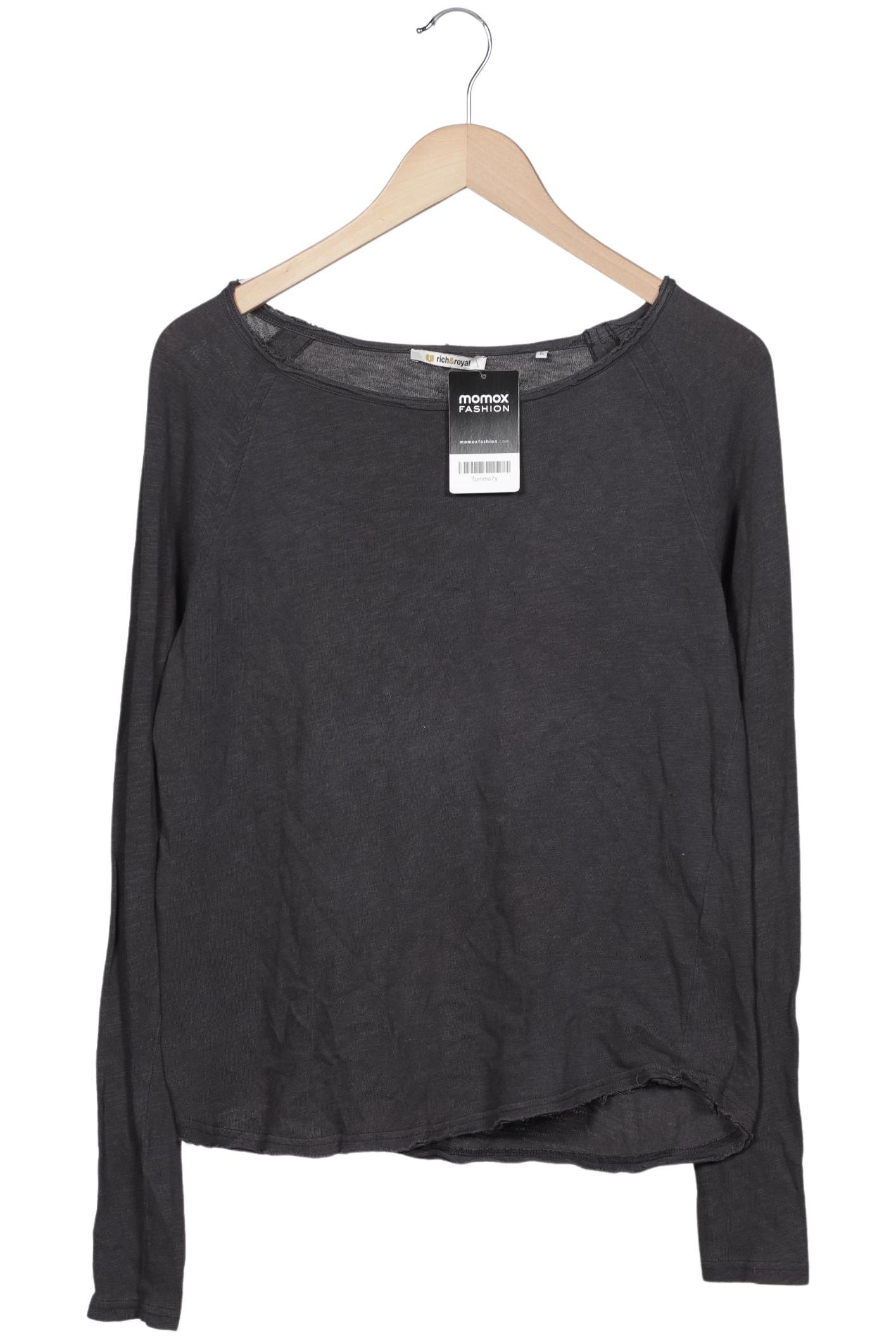 

Rich & Royal Damen Langarmshirt, grau, Gr. 36