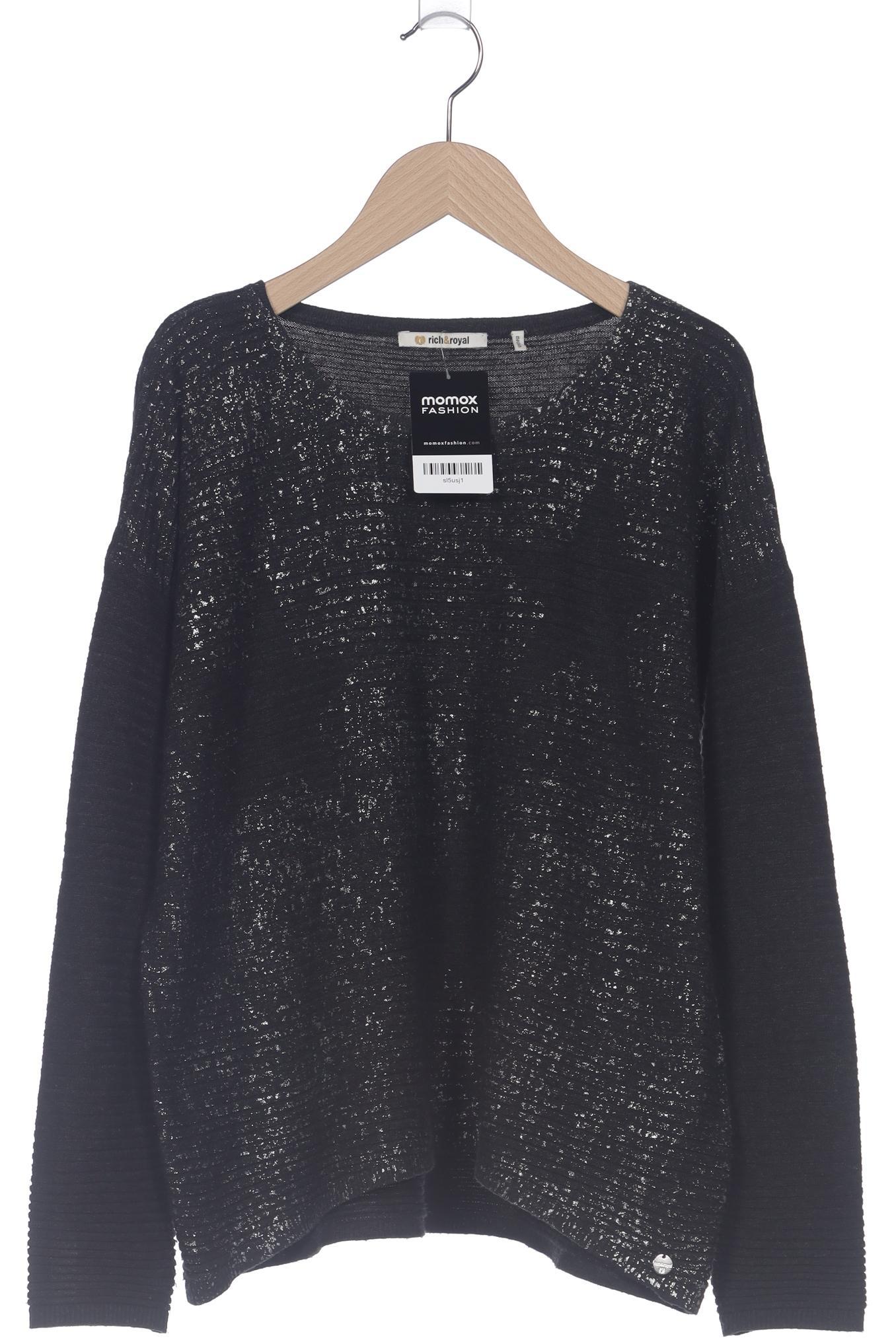 

Rich & Royal Damen Pullover, schwarz, Gr. 38
