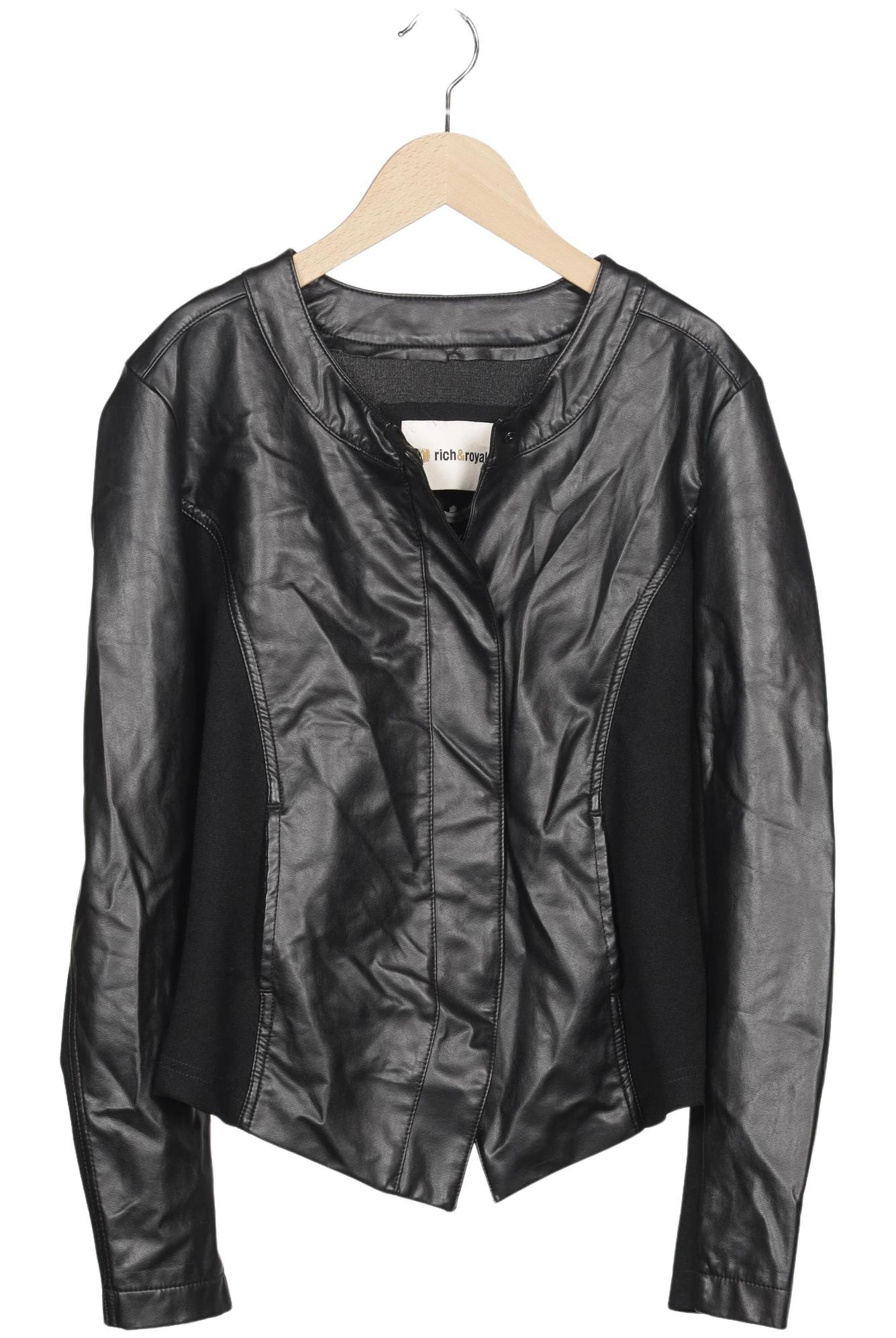 

Rich & Royal Damen Jacke, schwarz, Gr. 42